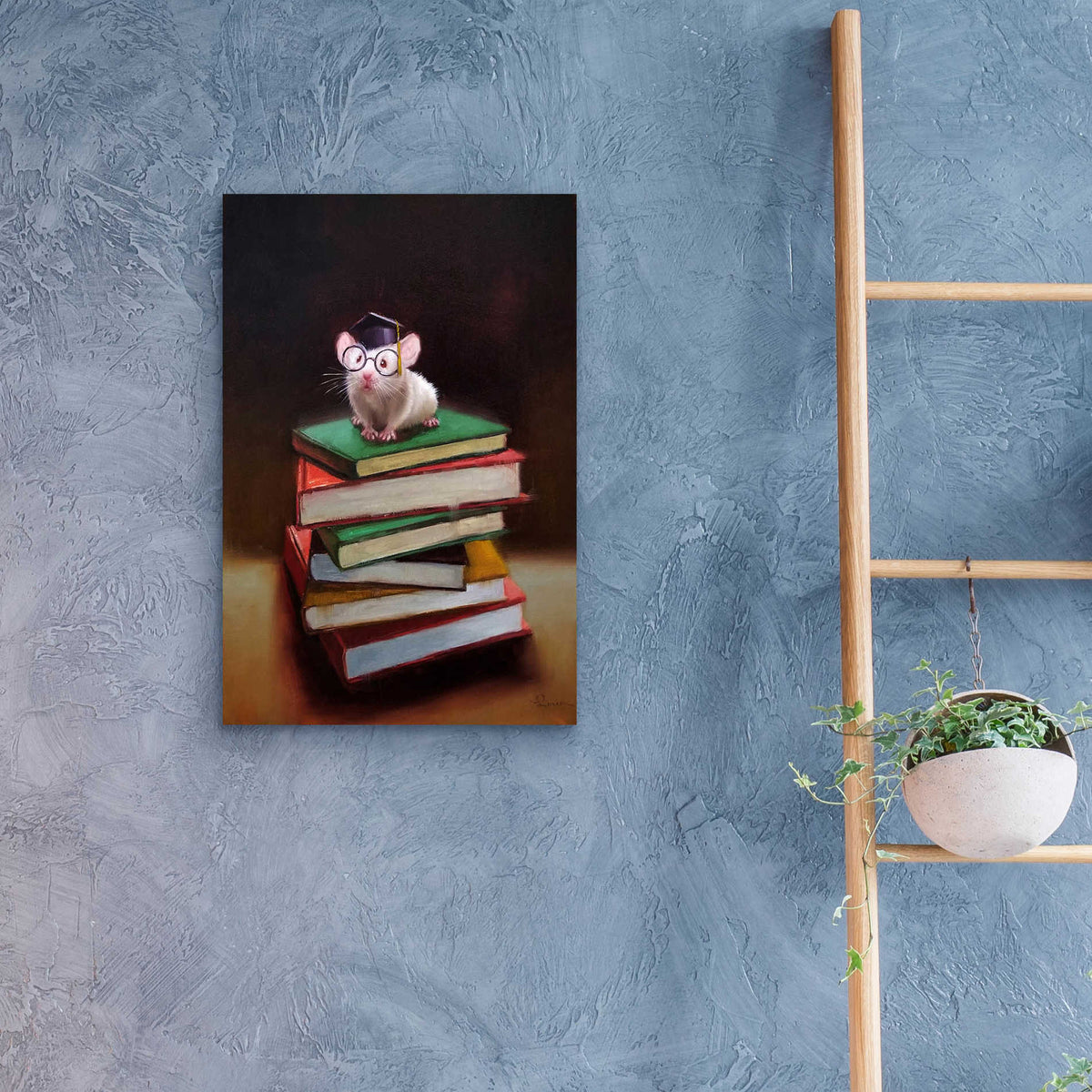 Epic Art 'The Valedictorian' by Lucia Heffernan, Acrylic Glass Wall Art,16x24