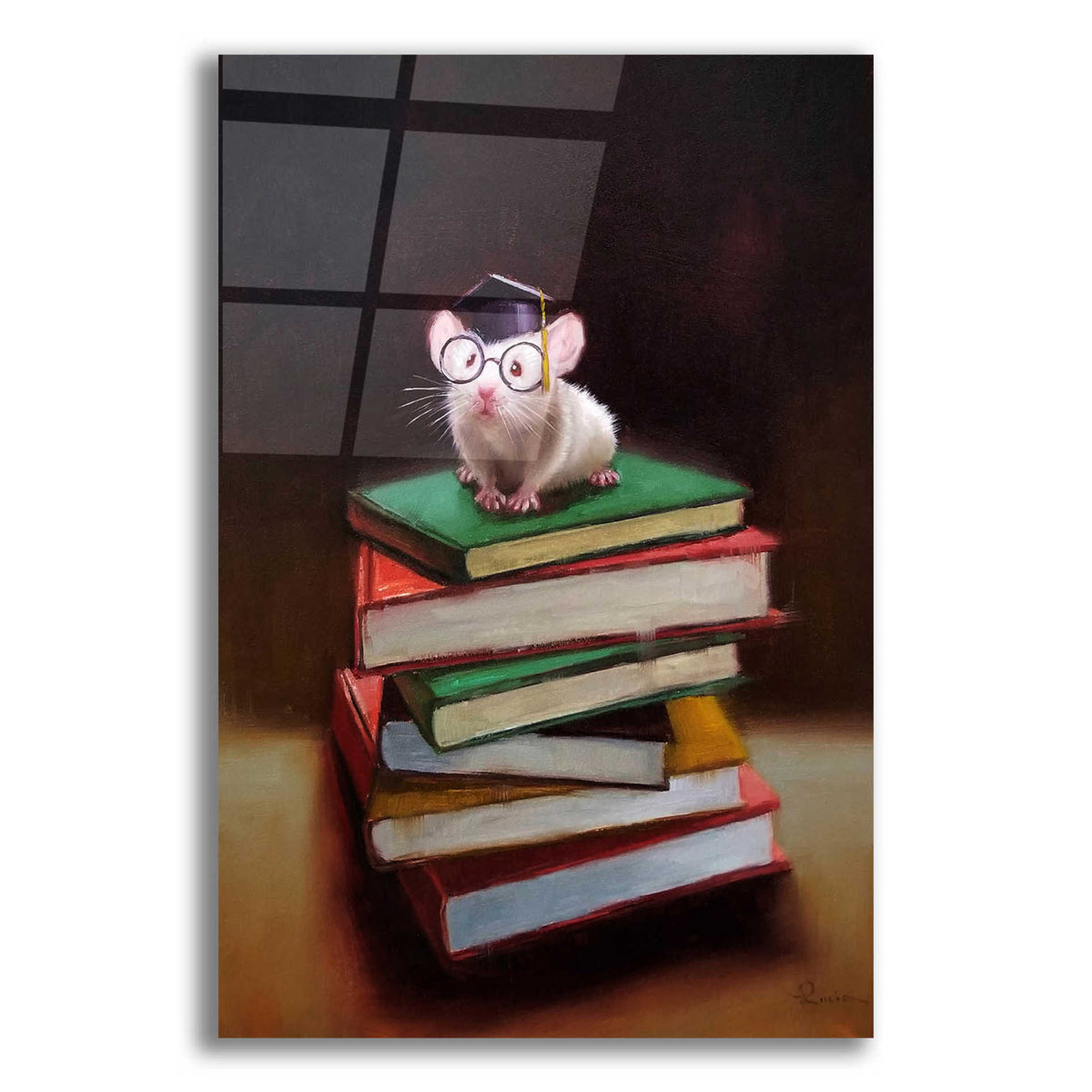 Epic Art 'The Valedictorian' by Lucia Heffernan, Acrylic Glass Wall Art