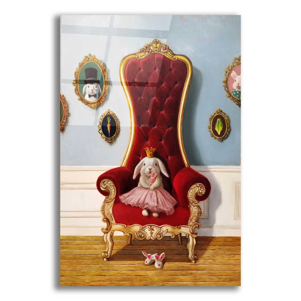 Epic Art 'Little Princess' by Lucia Heffernan, Acrylic Glass Wall Art