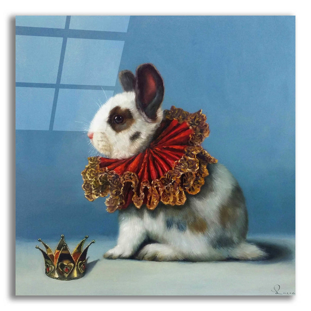 Epic Art 'Queen of Hearts' by Lucia Heffernan, Acrylic Glass Wall Art