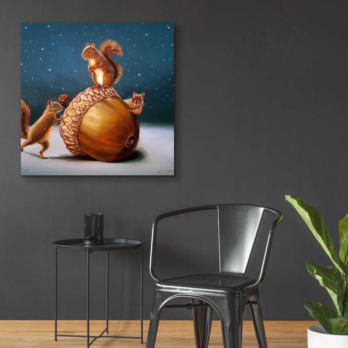 Epic Art 'The Big Find' by Lucia Heffernan, Acrylic Glass Wall Art,36x36