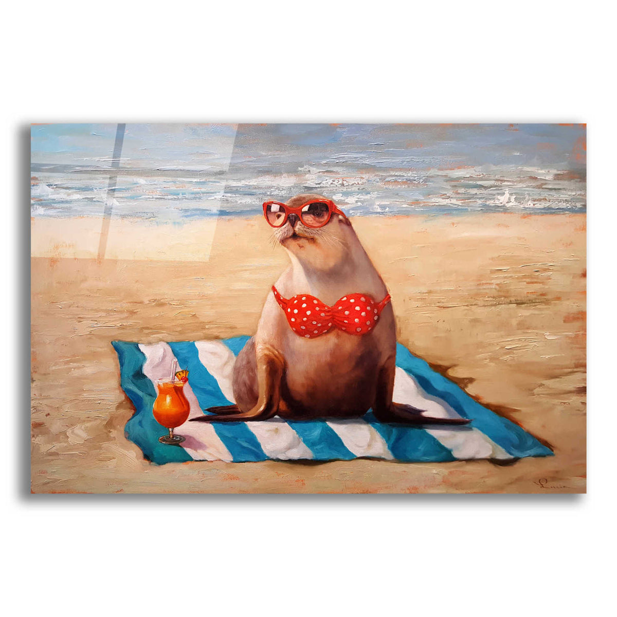 Epic Art 'Beached' by Lucia Heffernan, Acrylic Glass Wall Art