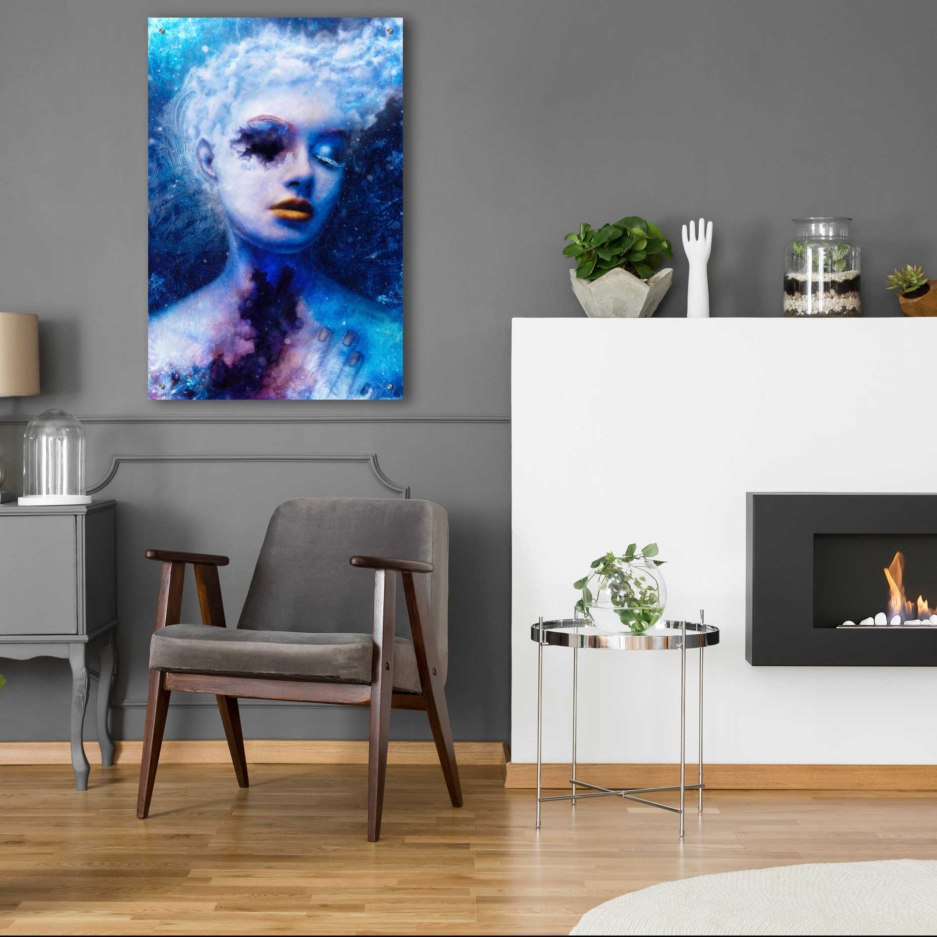 Epic Art 'Alexitimic Winter' by Mario Sanchez Nevado, Acrylic Glass Wall Art,24x36