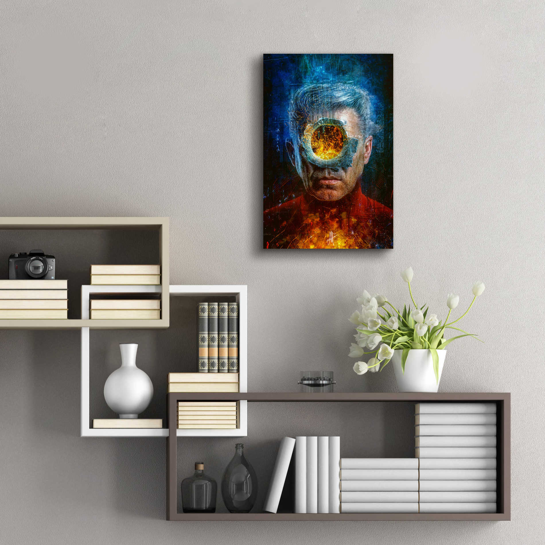 Epic Art 'Premonition' by Mario Sanchez Nevado, Acrylic Glass Wall Art,16x24