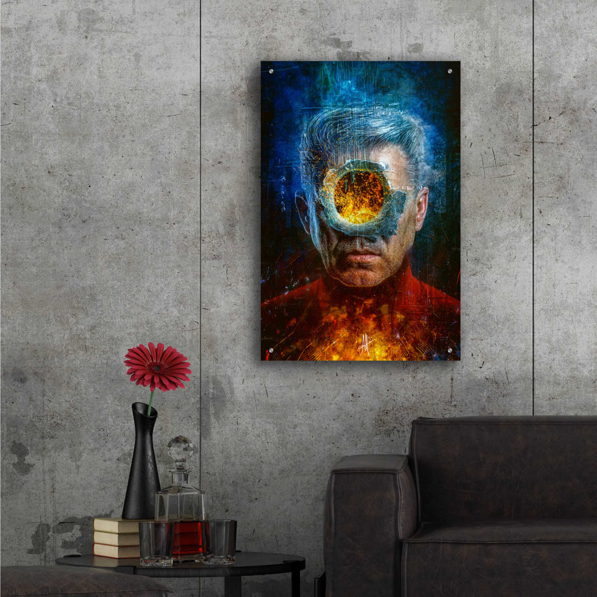 Epic Art 'Premonition' by Mario Sanchez Nevado, Acrylic Glass Wall Art,24x36