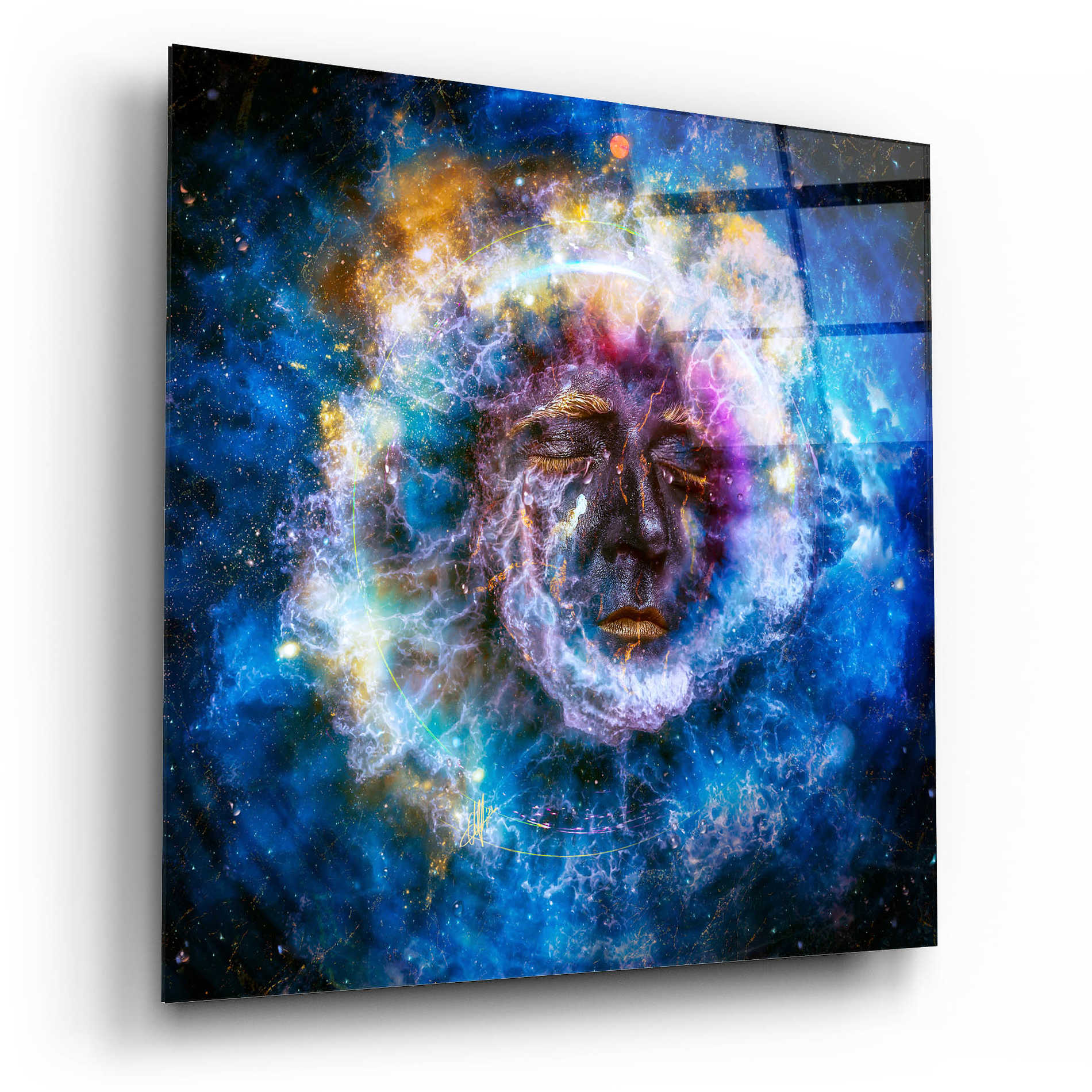 Epic Art 'States of the Matter - Liquify' by Mario Sanchez Nevado, Acrylic Glass Wall Art,12x12