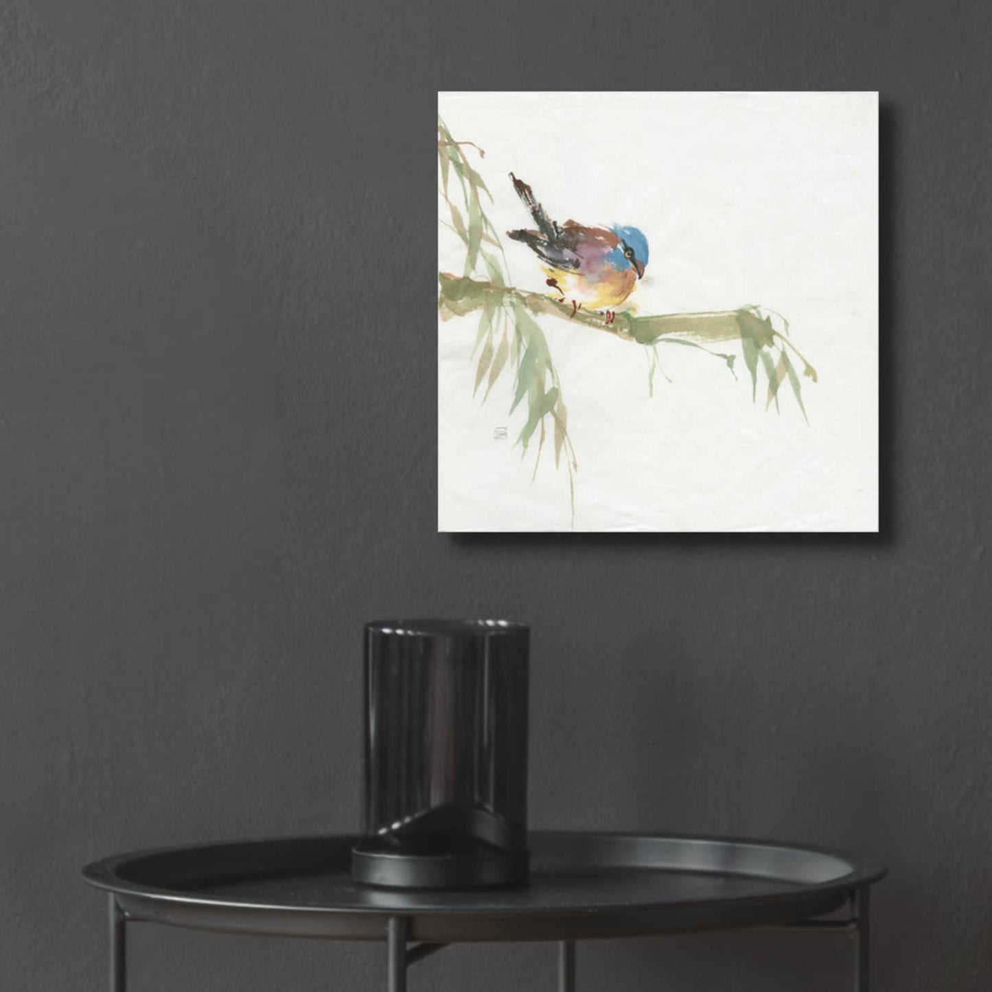 Epic Art 'Finch' by Chris Paschke, Acrylic Glass Wall Art,12x12