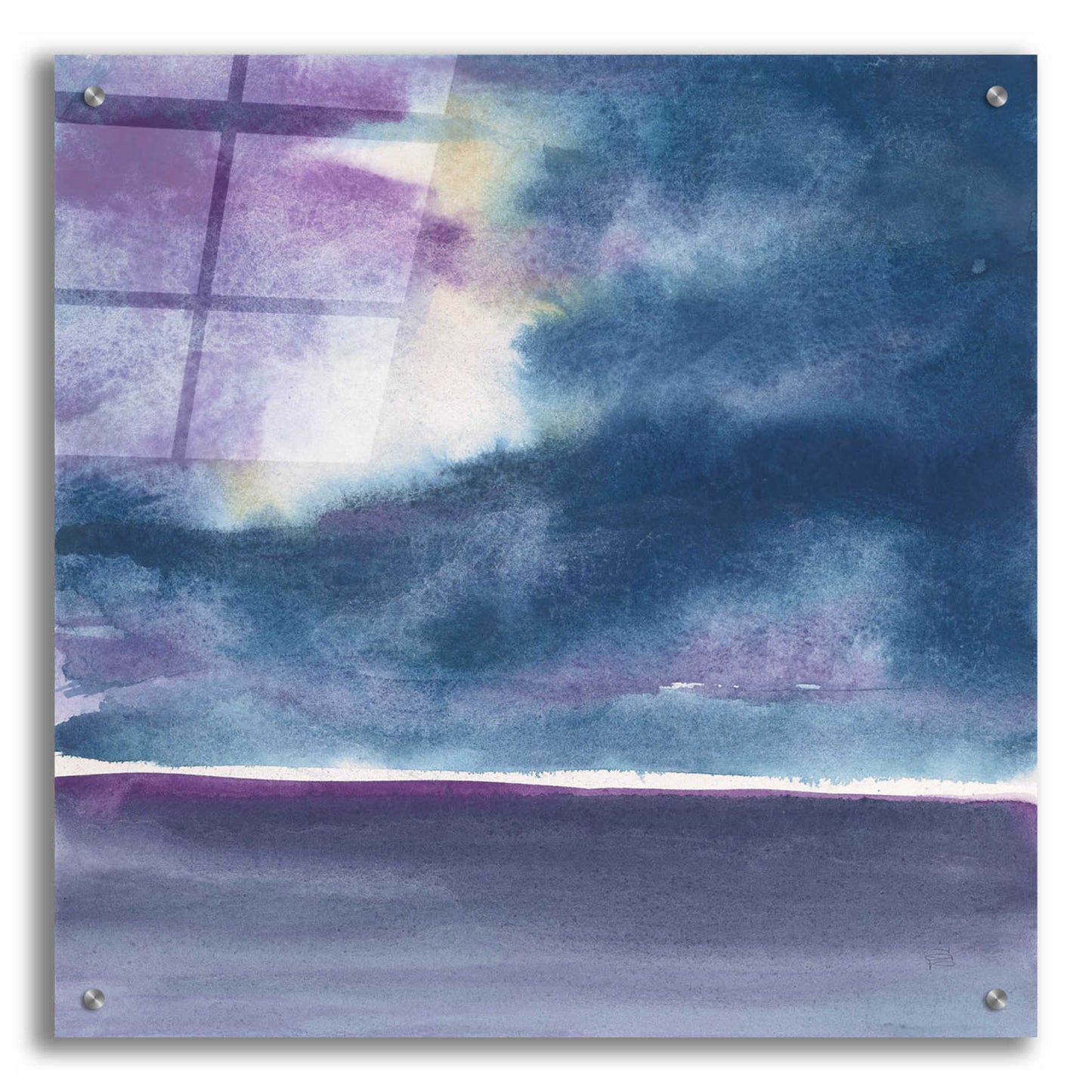 Epic Art 'The Clouds II' by Chris Paschke, Acrylic Glass Wall Art,24x24