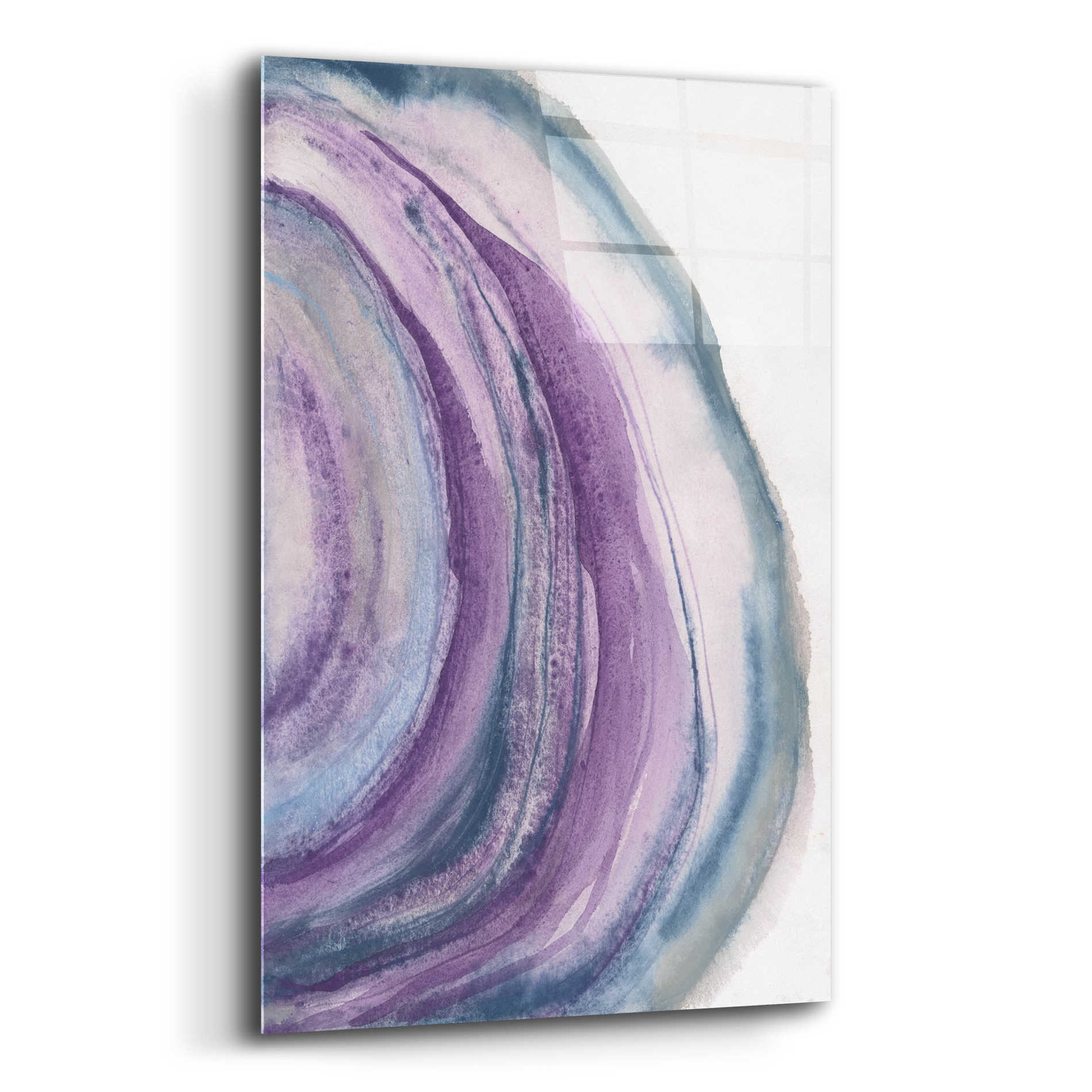 Epic Art 'Watercolor Geode II' by Chris Paschke, Acrylic Glass Wall Art,12x16