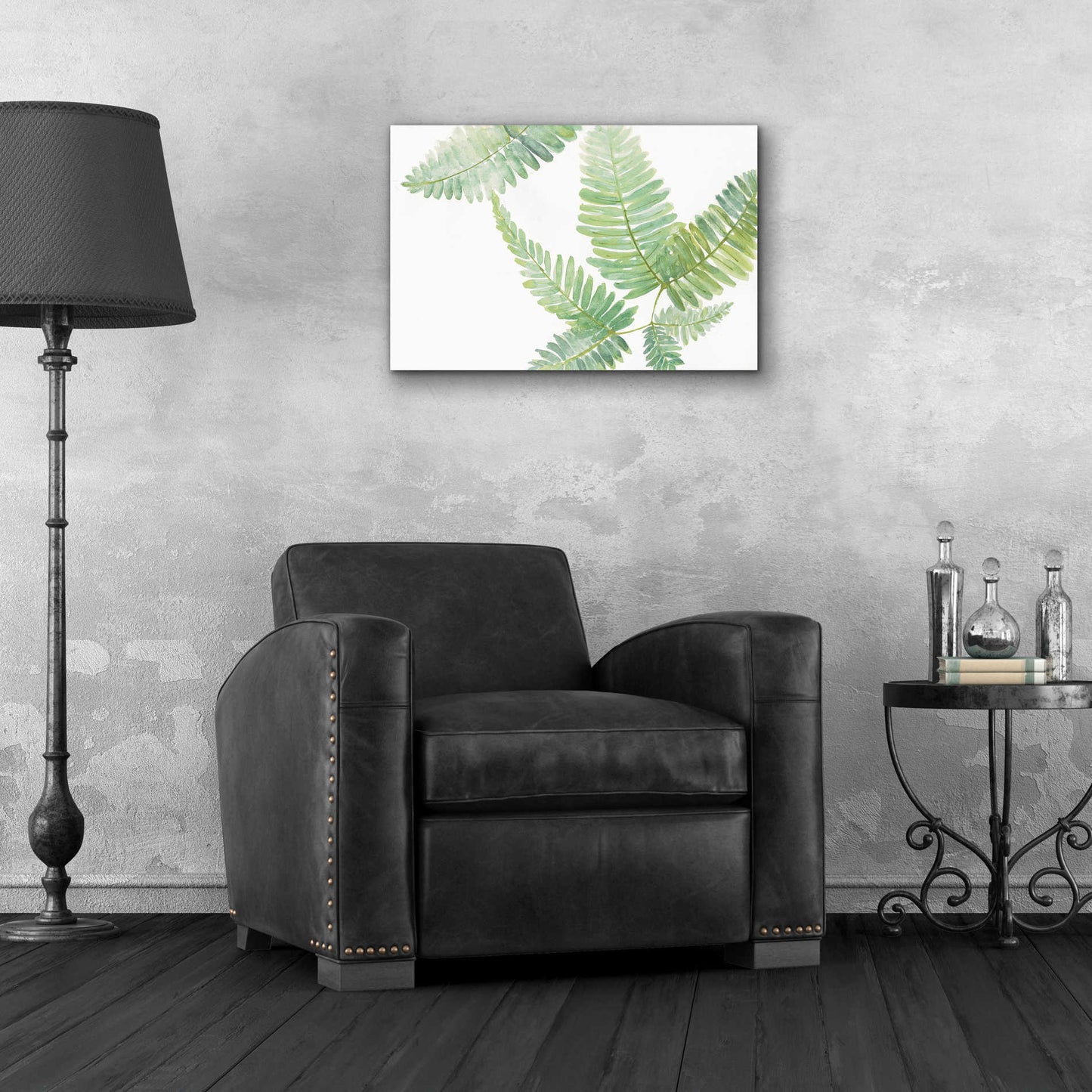 Epic Art 'Ferns II' by Chris Paschke, Acrylic Glass Wall Art,24x16