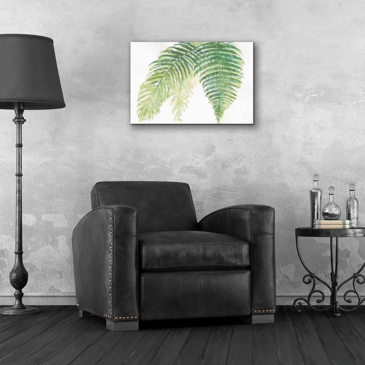 Epic Art 'Ferns III' by Chris Paschke, Acrylic Glass Wall Art,24x16