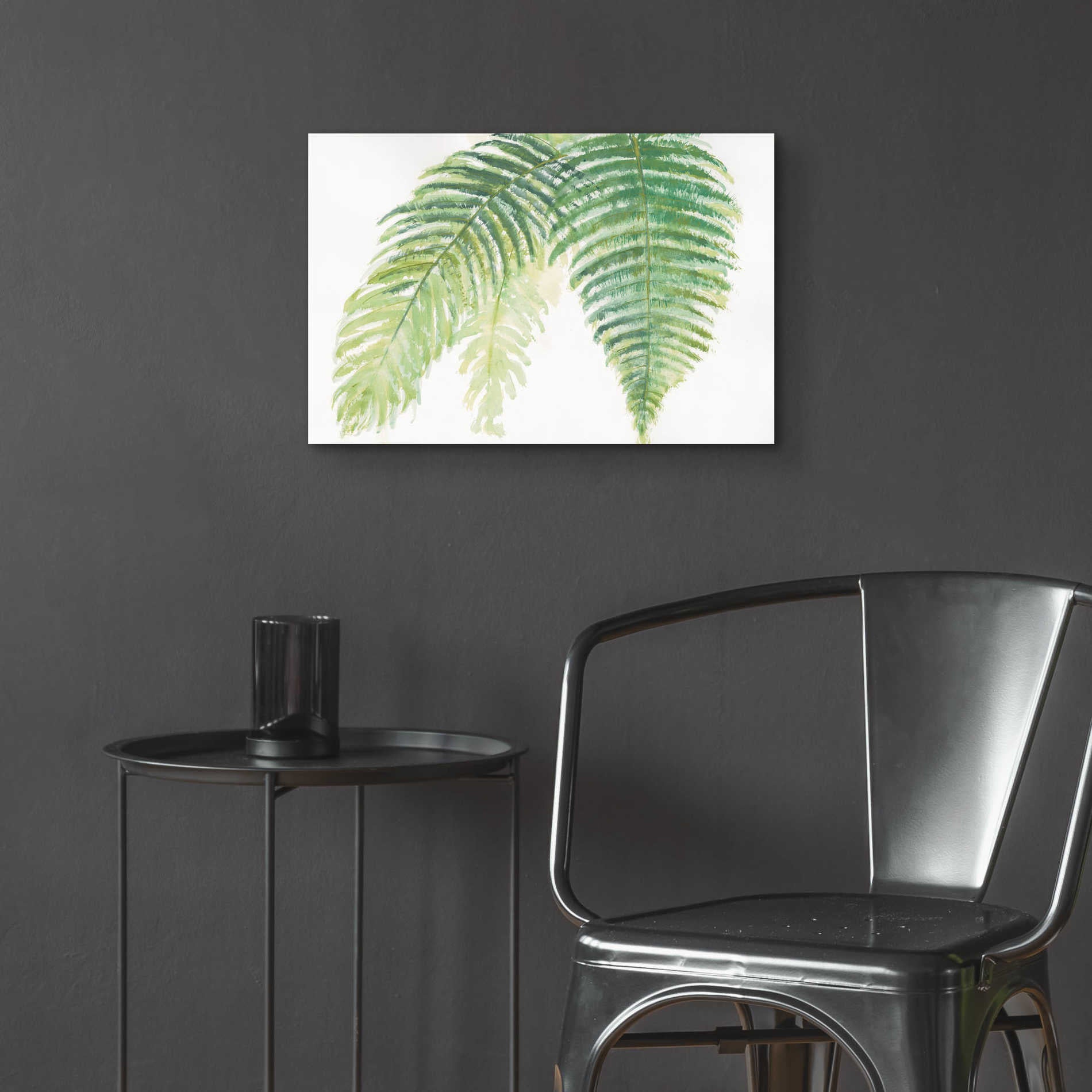 Epic Art 'Ferns III' by Chris Paschke, Acrylic Glass Wall Art,24x16