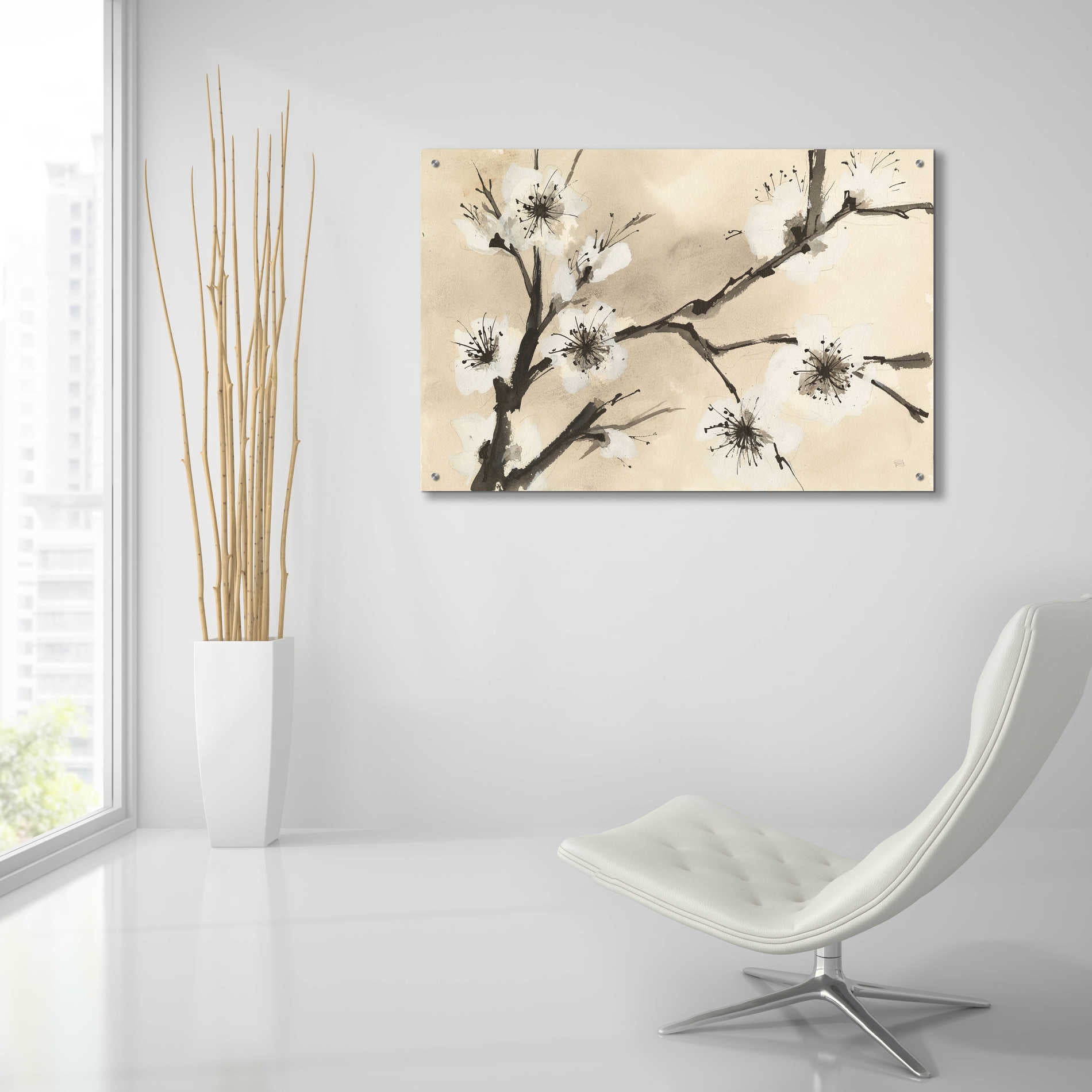 Epic Art 'Spring Blossoms II' by Chris Paschke, Acrylic Glass Wall Art,36x24