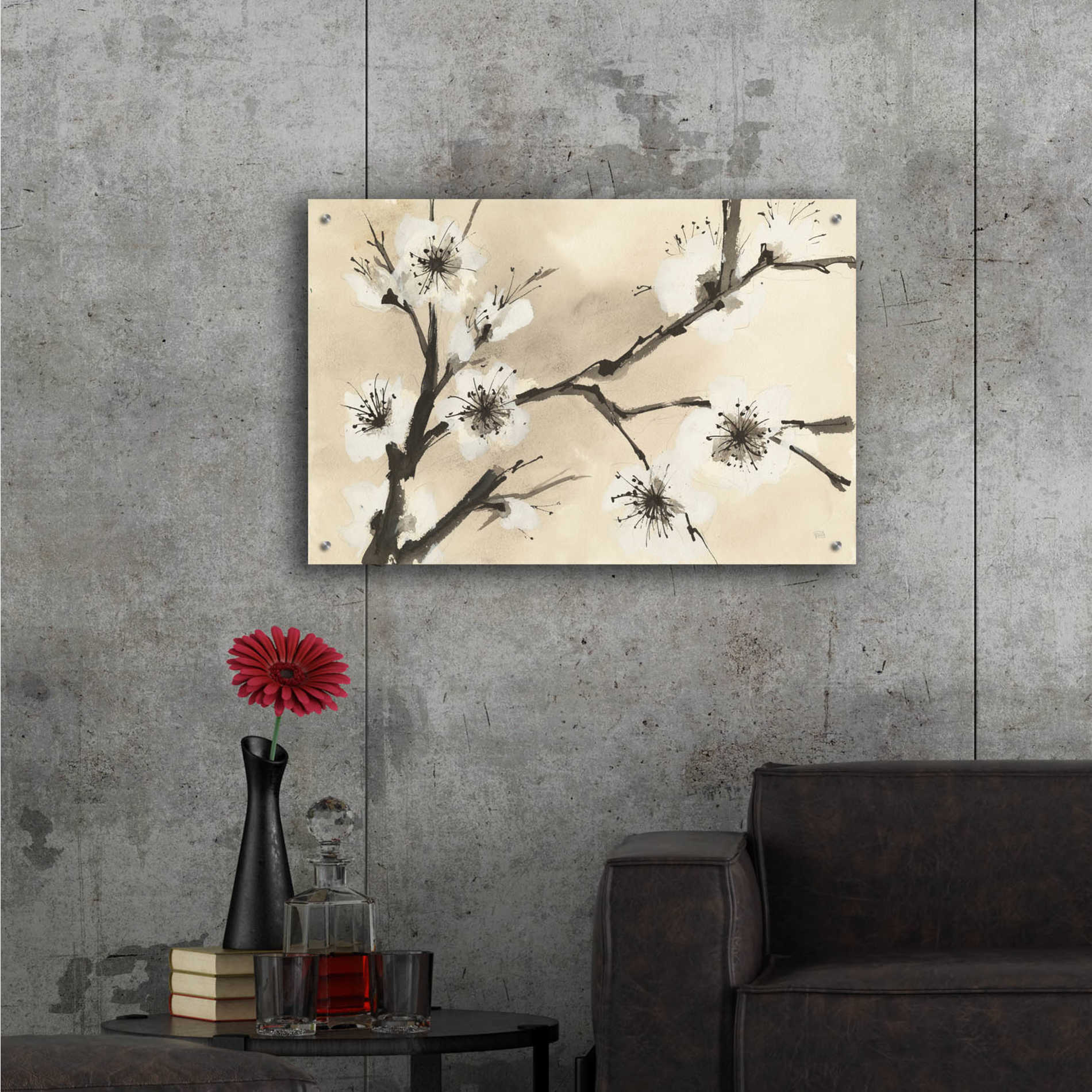 Epic Art 'Spring Blossoms II' by Chris Paschke, Acrylic Glass Wall Art,36x24