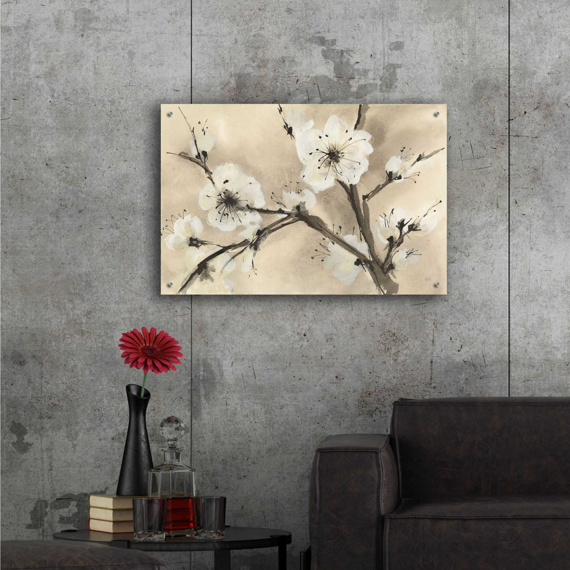 Epic Art 'Spring Blossoms III' by Chris Paschke, Acrylic Glass Wall Art,36x24