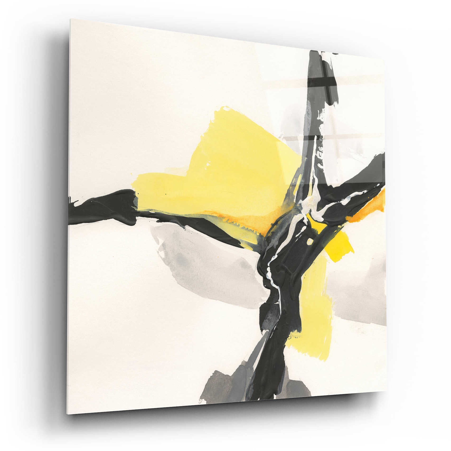 Epic Art 'Creamy Yellow III' by Chris Paschke, Acrylic Glass Wall Art,12x12