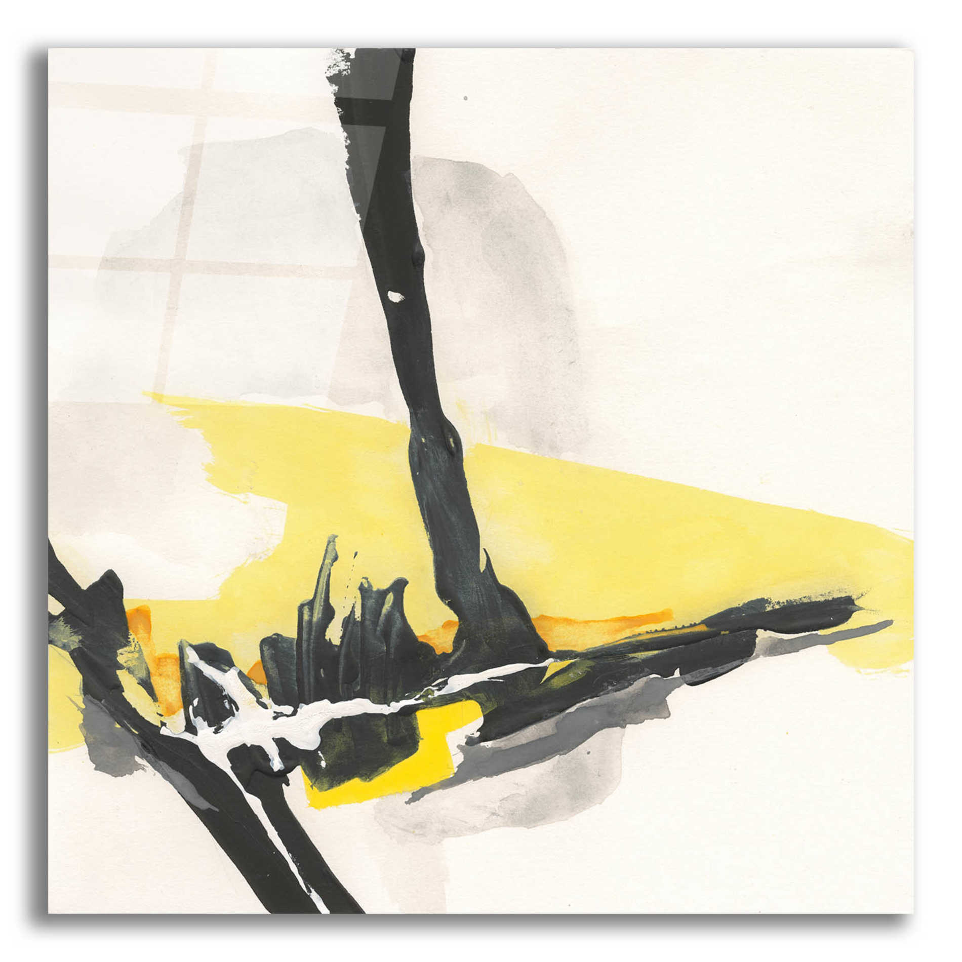 Epic Art 'Creamy Yellow IV' by Chris Paschke, Acrylic Glass Wall Art