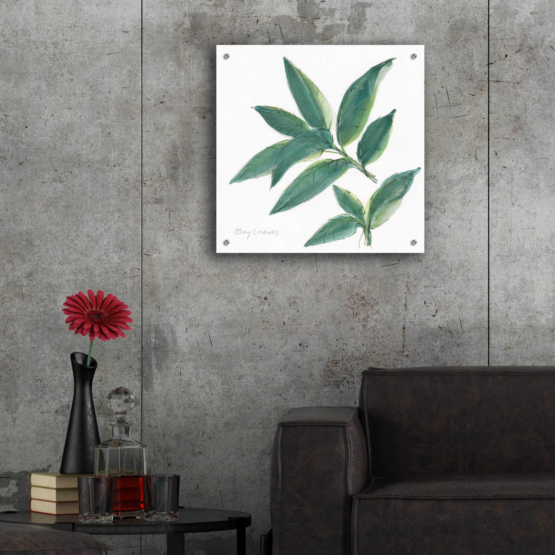 Epic Art 'Bay Leaf' by Chris Paschke, Acrylic Glass Wall Art,24x24