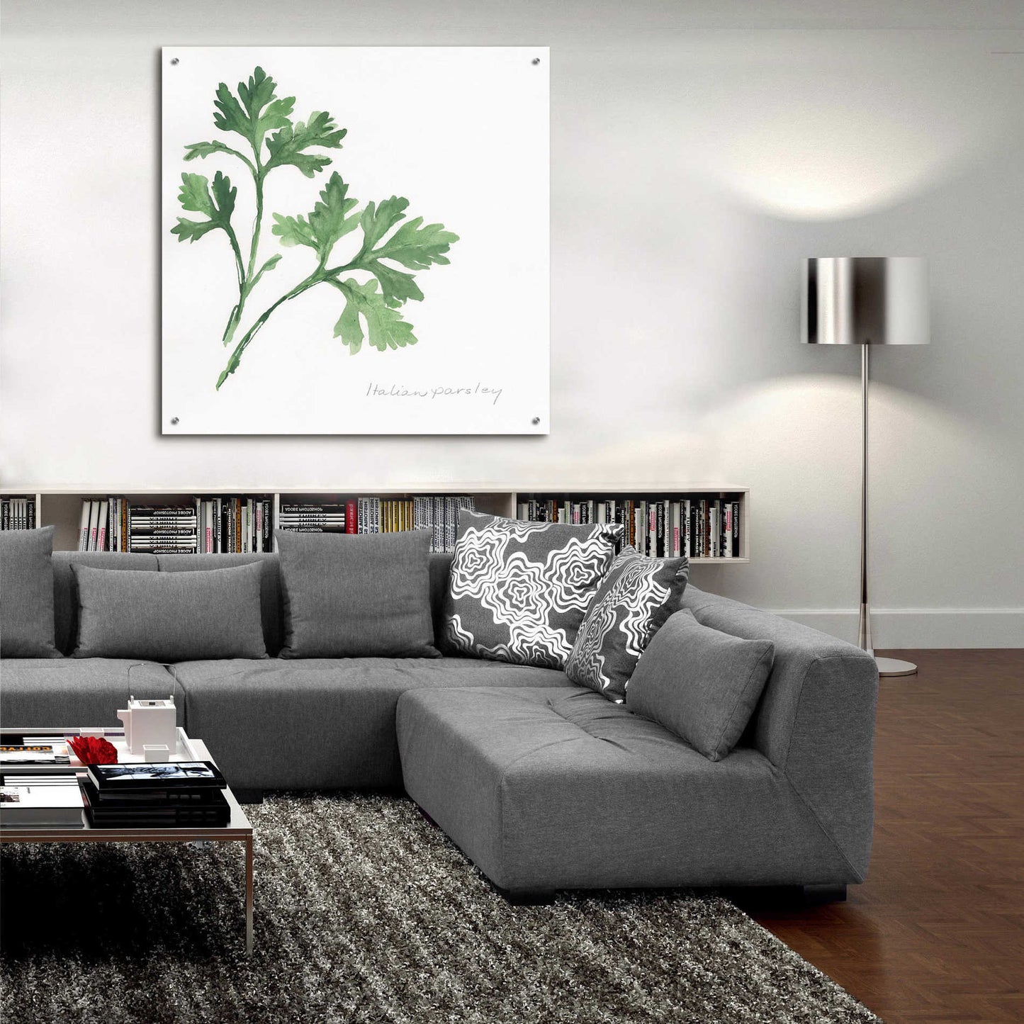 Epic Art 'Italian Parsley' by Chris Paschke, Acrylic Glass Wall Art,36x36