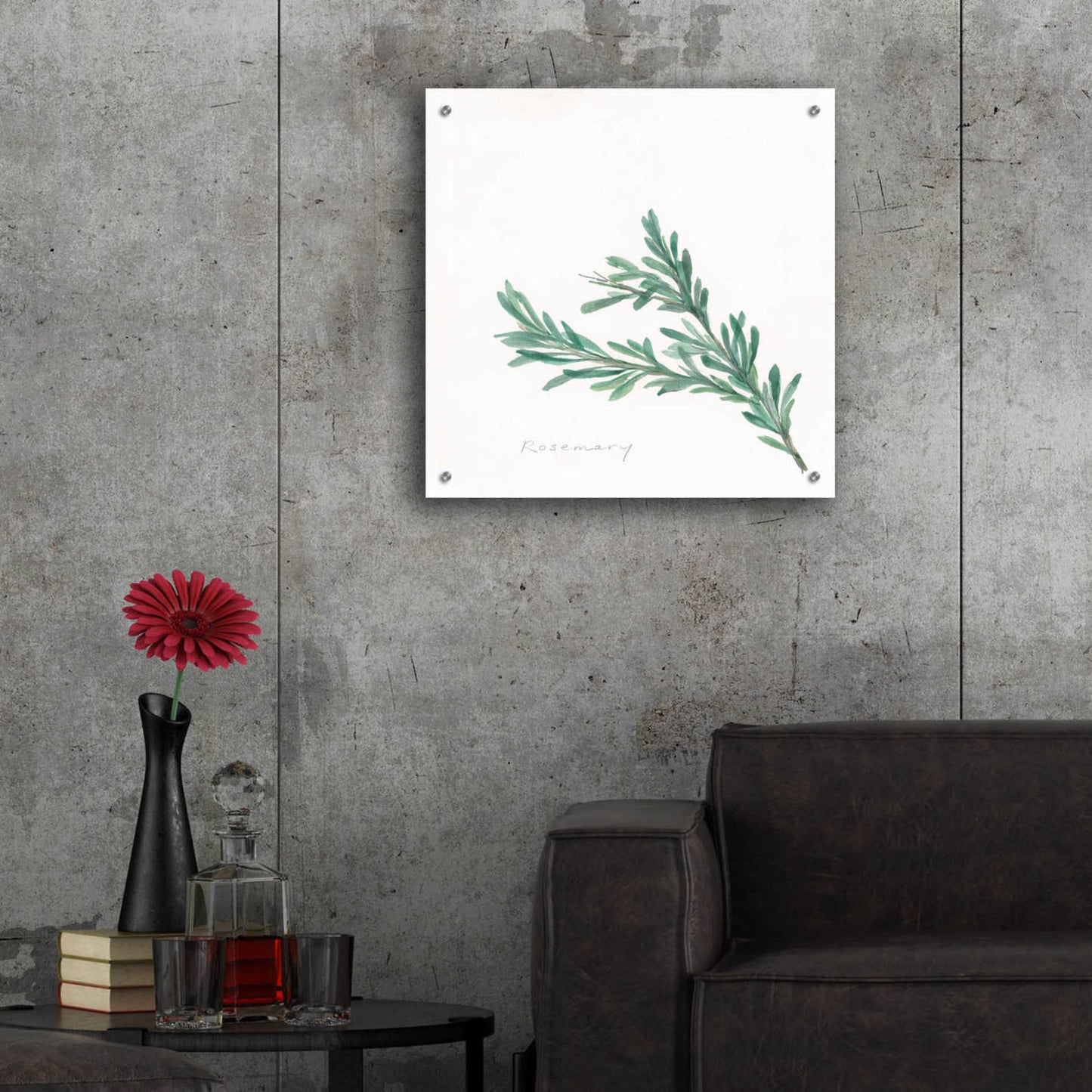 Epic Art 'Rosemary' by Chris Paschke, Acrylic Glass Wall Art,24x24