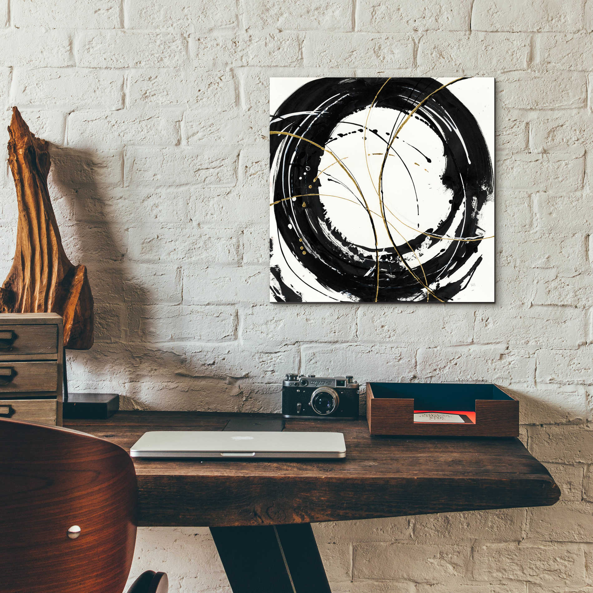 Epic Art 'Circular Web' by Chris Paschke, Acrylic Glass Wall Art,12x12