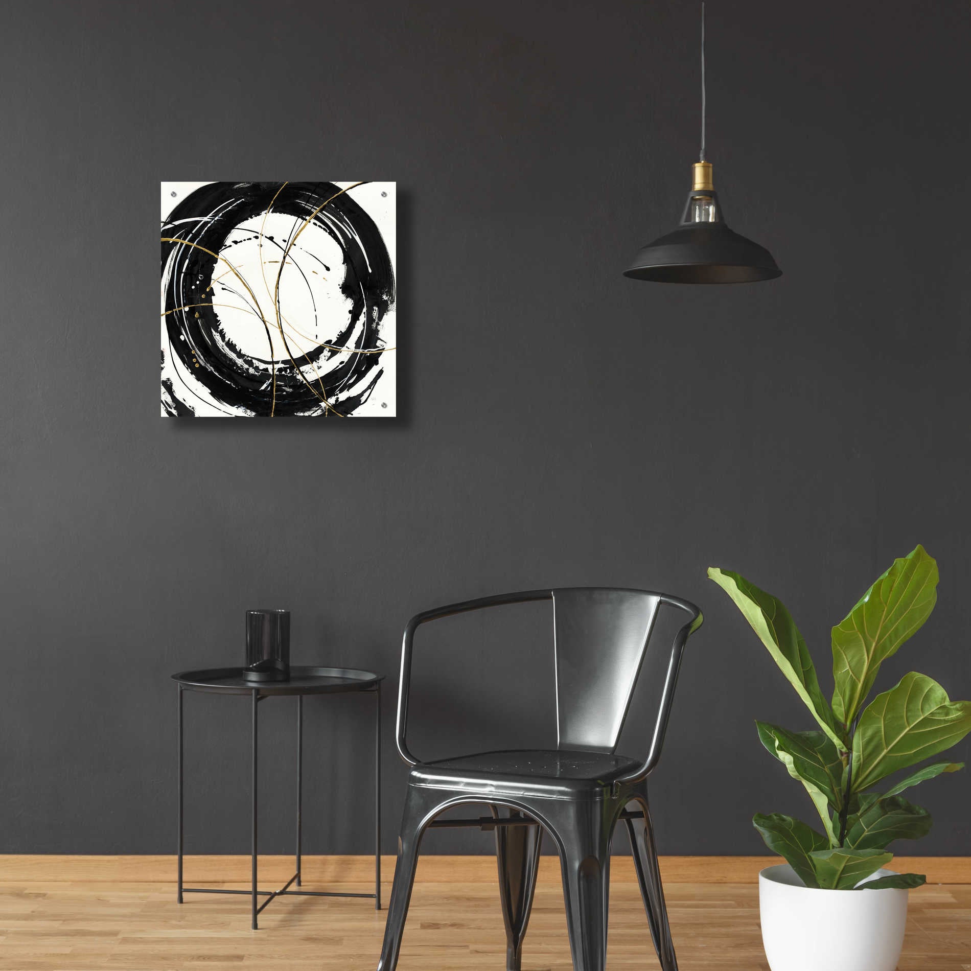 Epic Art 'Circular Web' by Chris Paschke, Acrylic Glass Wall Art,24x24