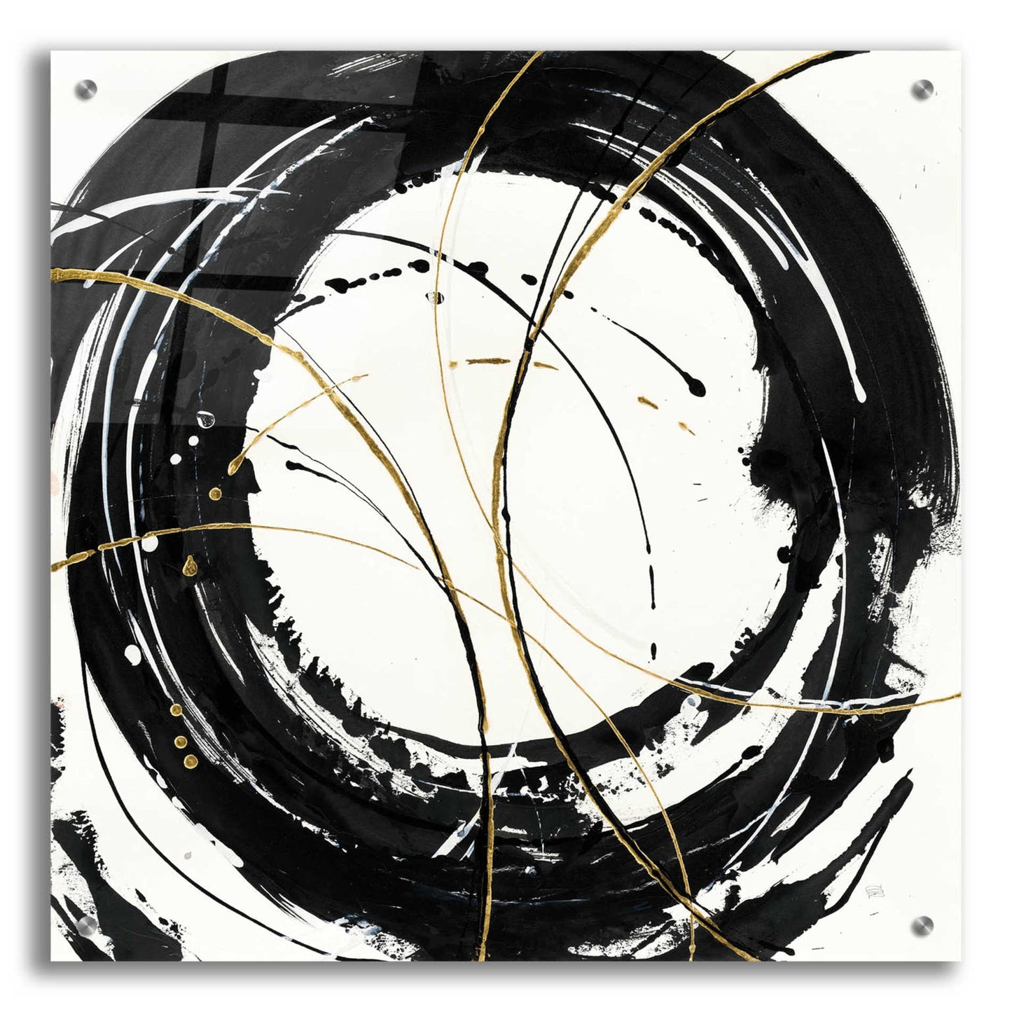 Epic Art 'Circular Web' by Chris Paschke, Acrylic Glass Wall Art,24x24