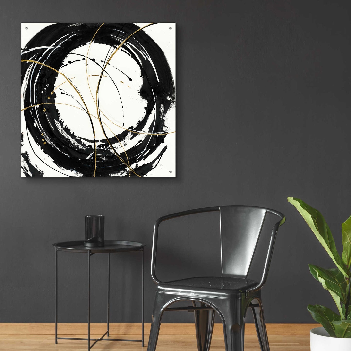 Epic Art 'Circular Web' by Chris Paschke, Acrylic Glass Wall Art,36x36