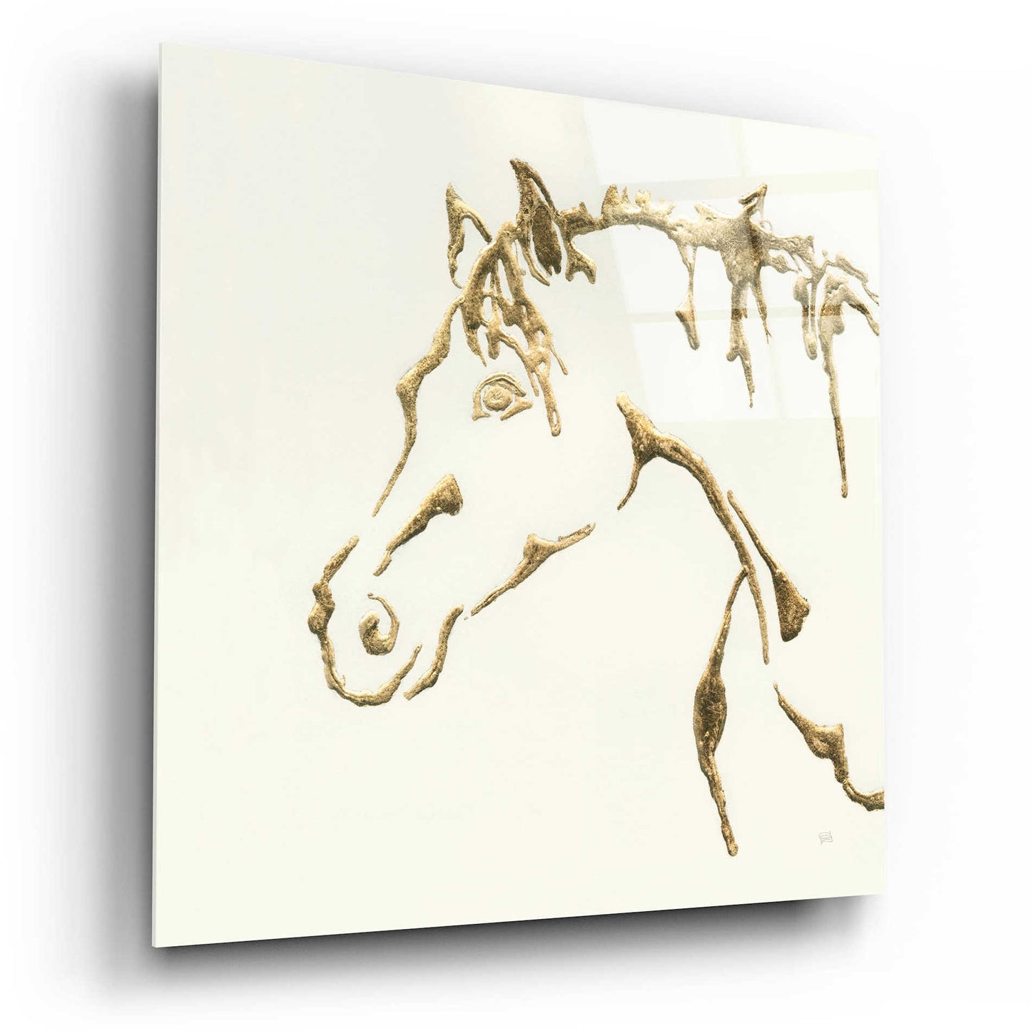 Epic Art  'Gilded Cowpony' by Chris Paschke,12x12