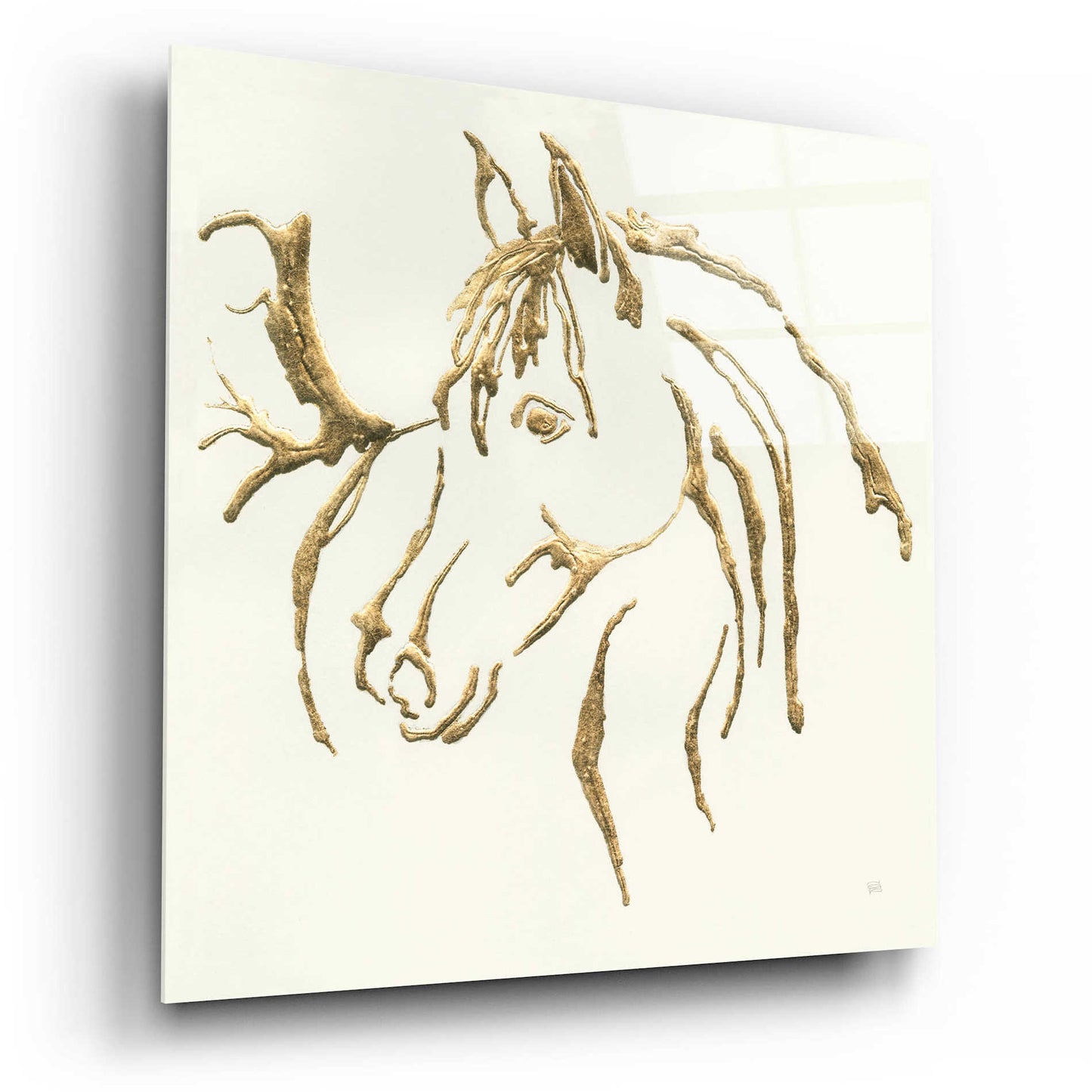 Epic Art  'Gilded Mare' by Chris Paschke,12x12