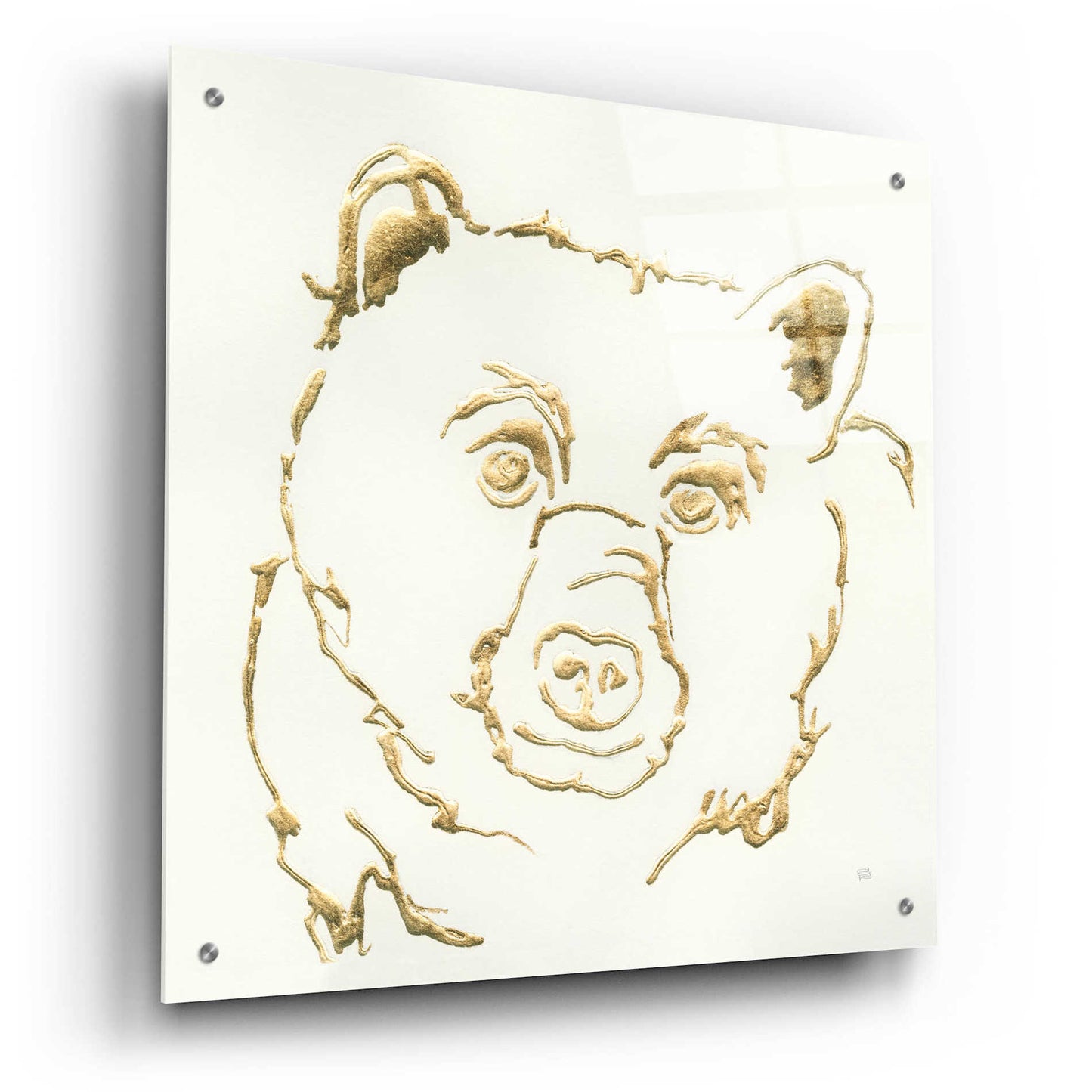 Epic Art  'Gilded Black Bear' by Chris Paschke,24x24