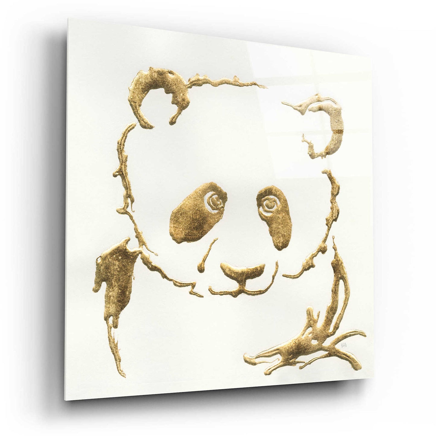 Epic Art  'Gilded Panda' by Chris Paschke,12x12