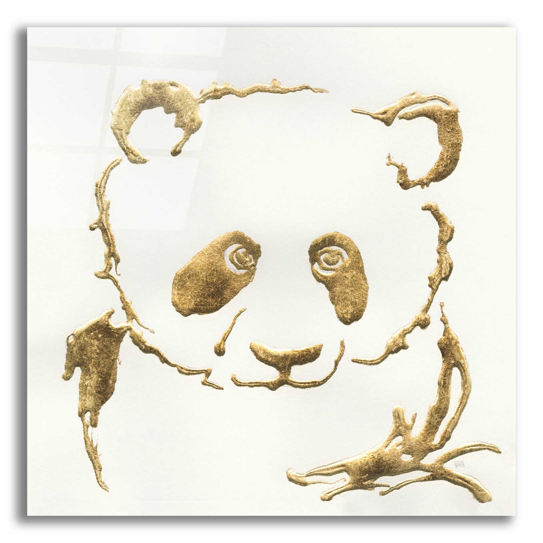 Epic Art  'Gilded Panda' by Chris Paschke,12x12