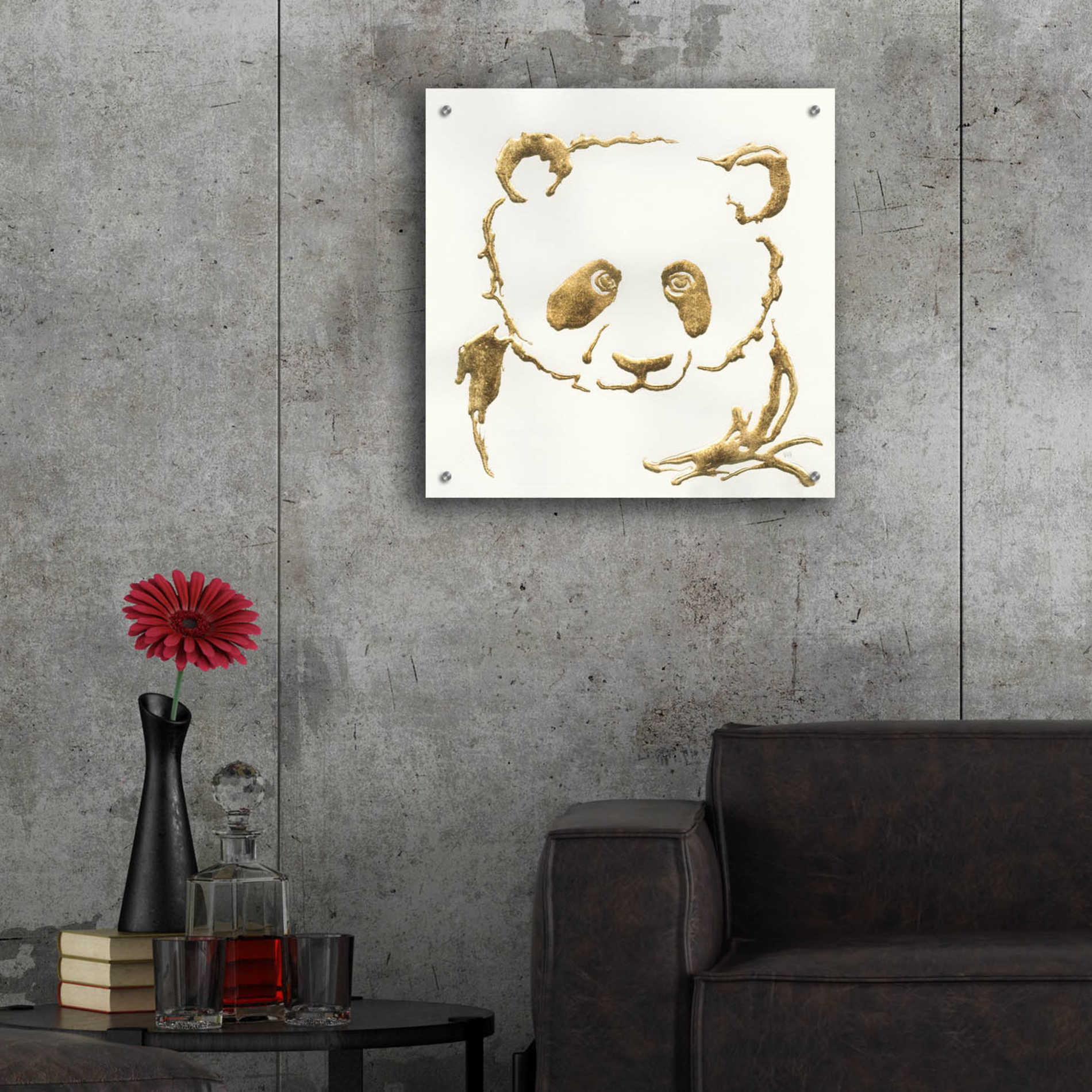 Epic Art  'Gilded Panda' by Chris Paschke,24x24