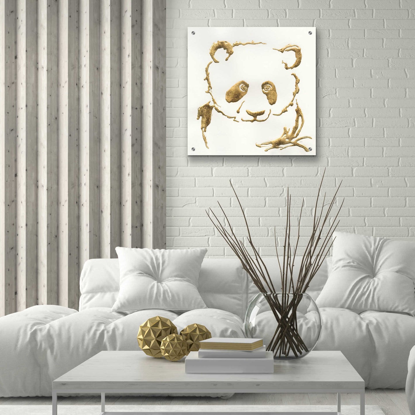 Epic Art  'Gilded Panda' by Chris Paschke,24x24