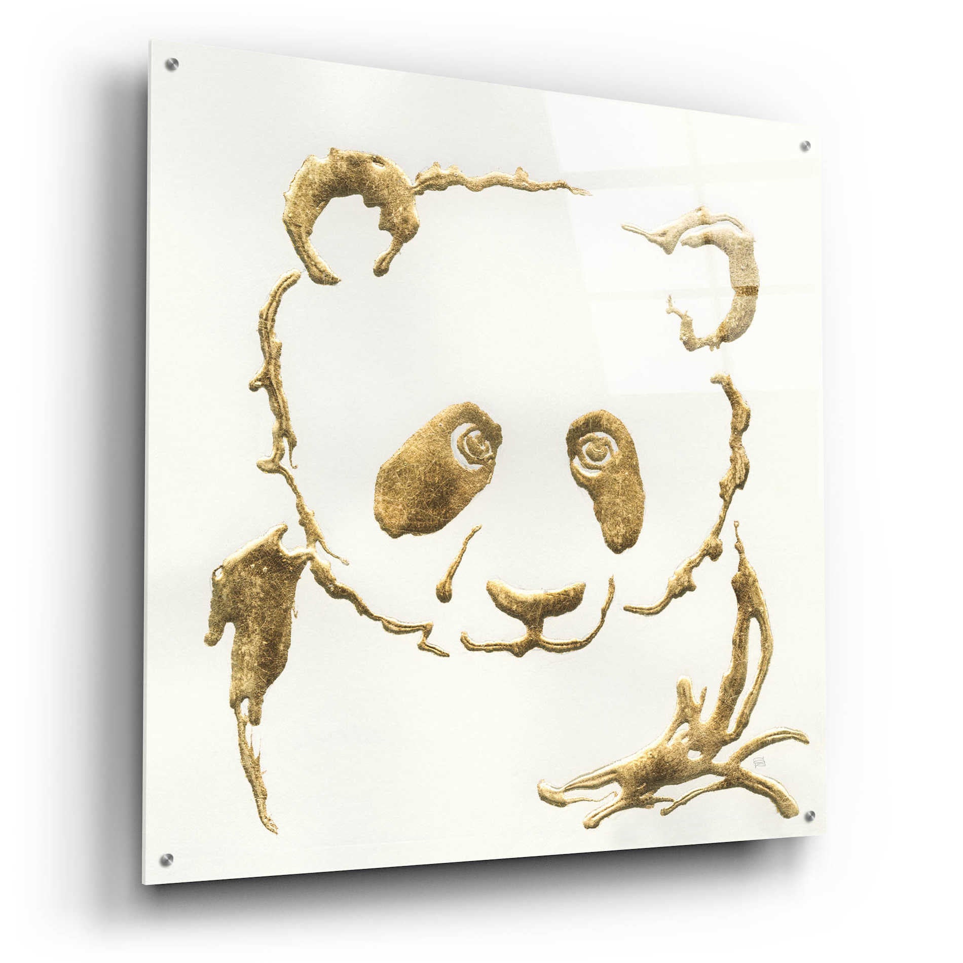 Epic Art  'Gilded Panda' by Chris Paschke,36x36