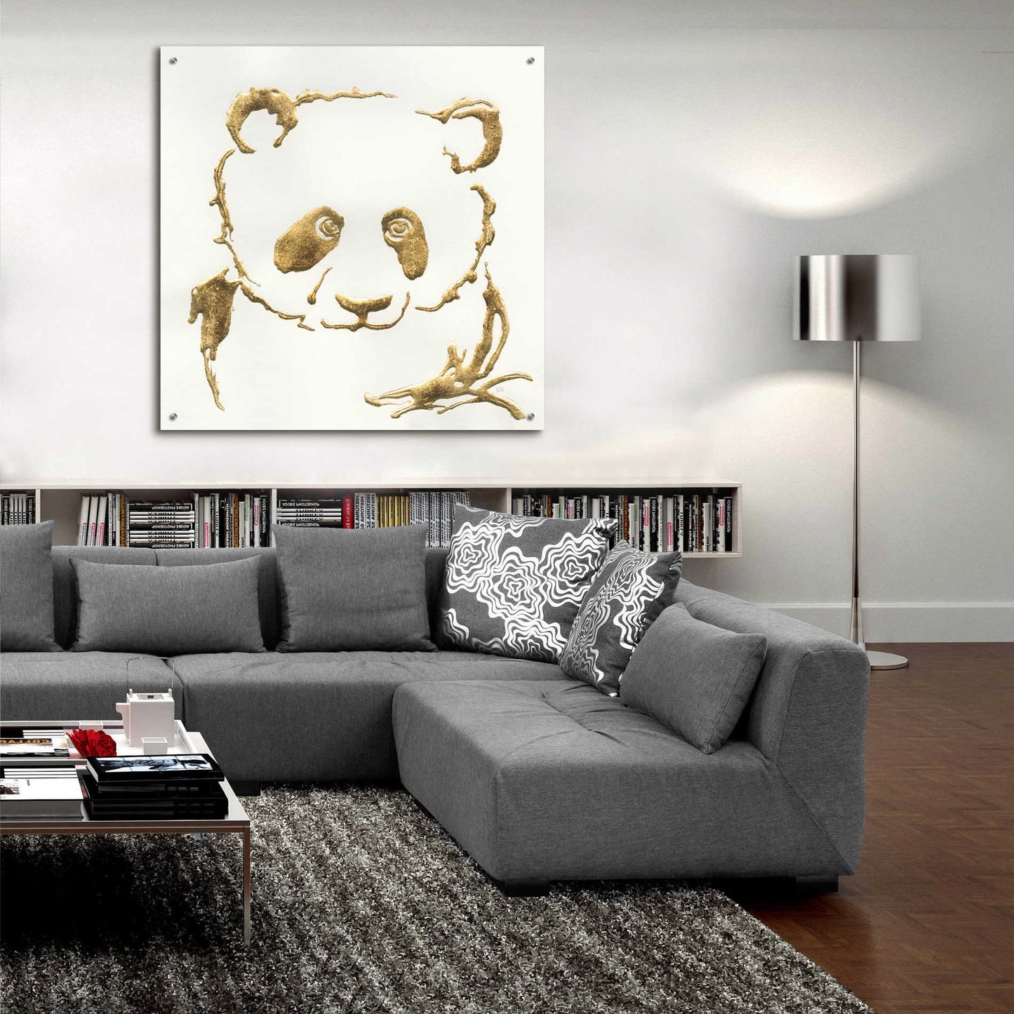 Epic Art  'Gilded Panda' by Chris Paschke,36x36