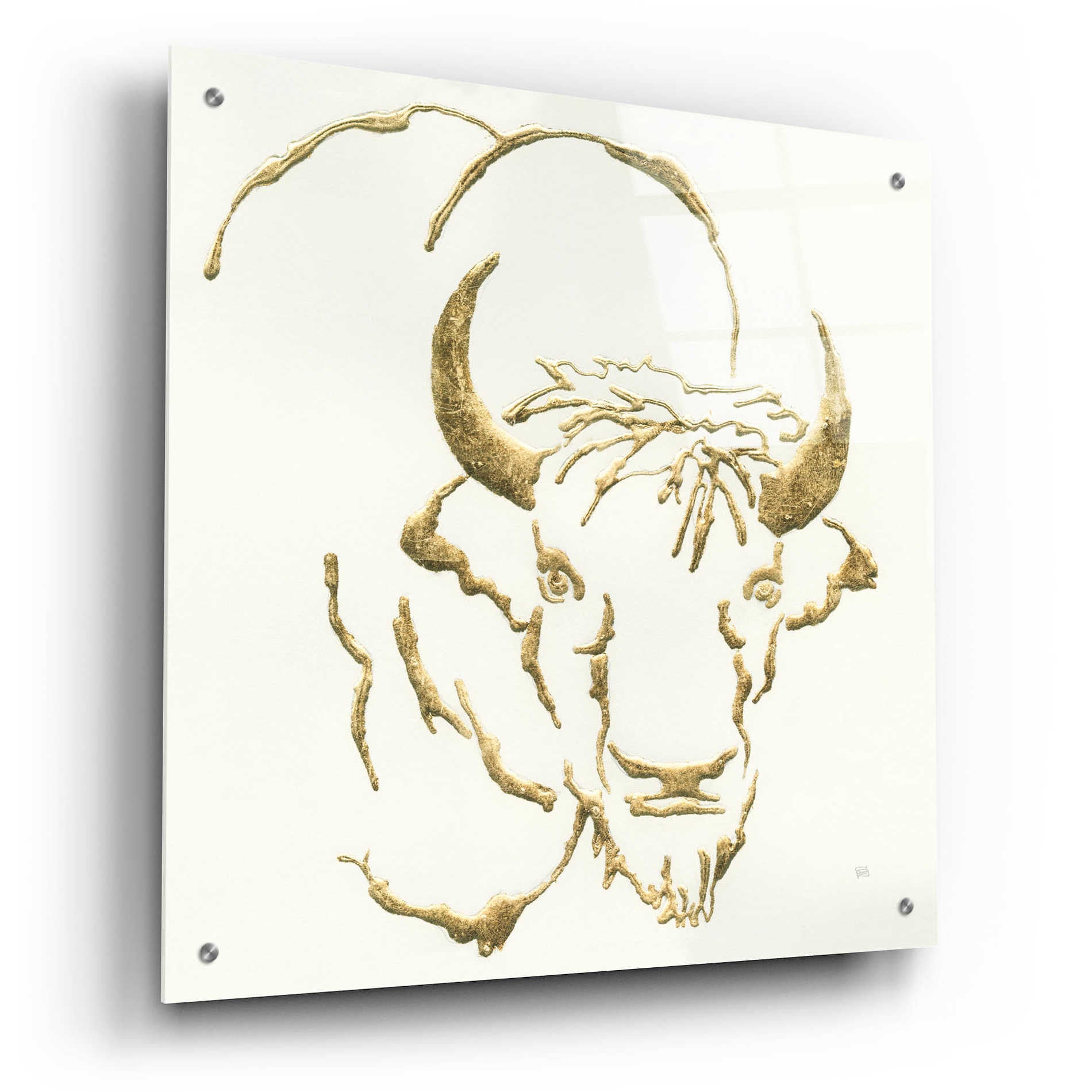 Epic Art  'Gilded Bison' by Chris Paschke,24x24