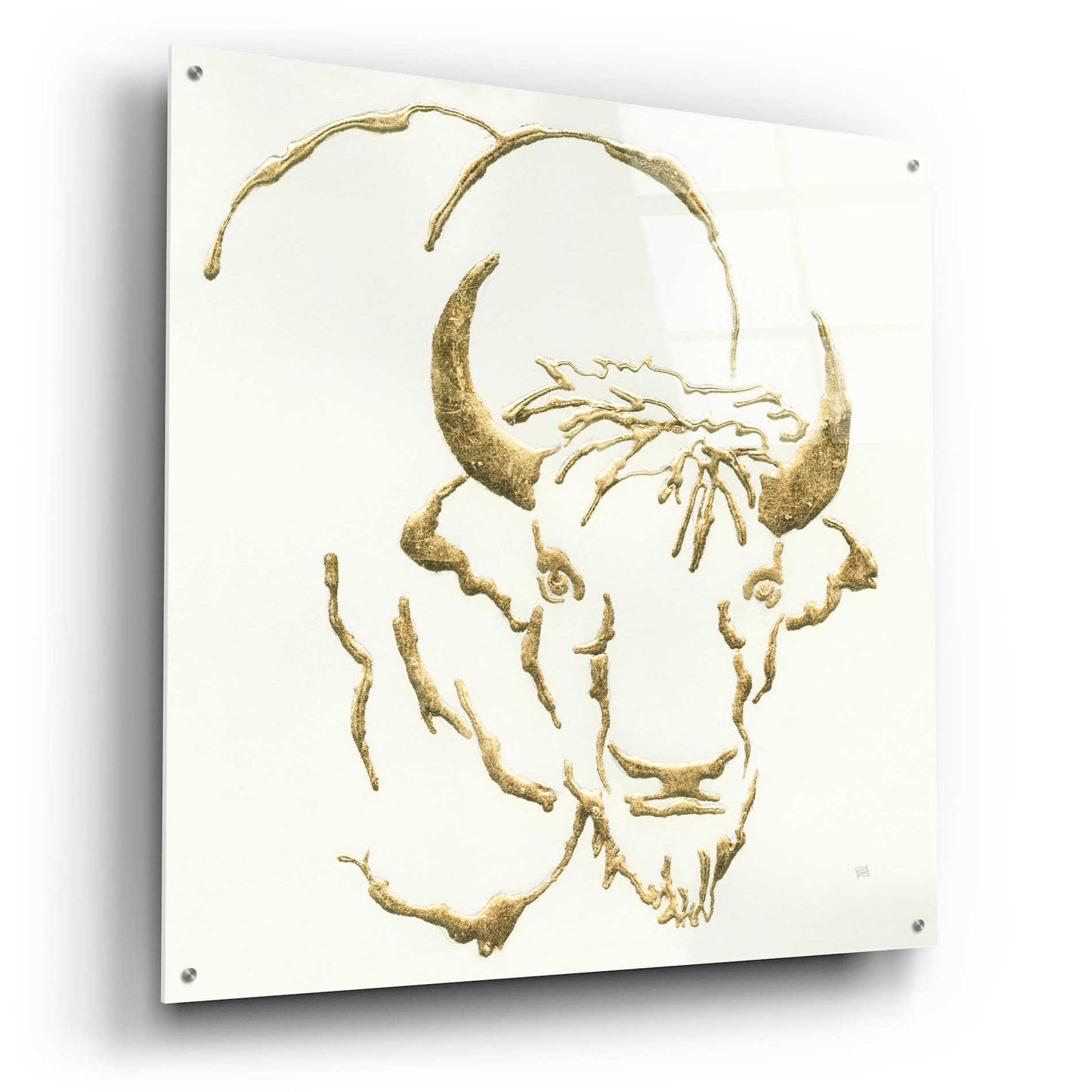 Epic Art  'Gilded Bison' by Chris Paschke,36x36