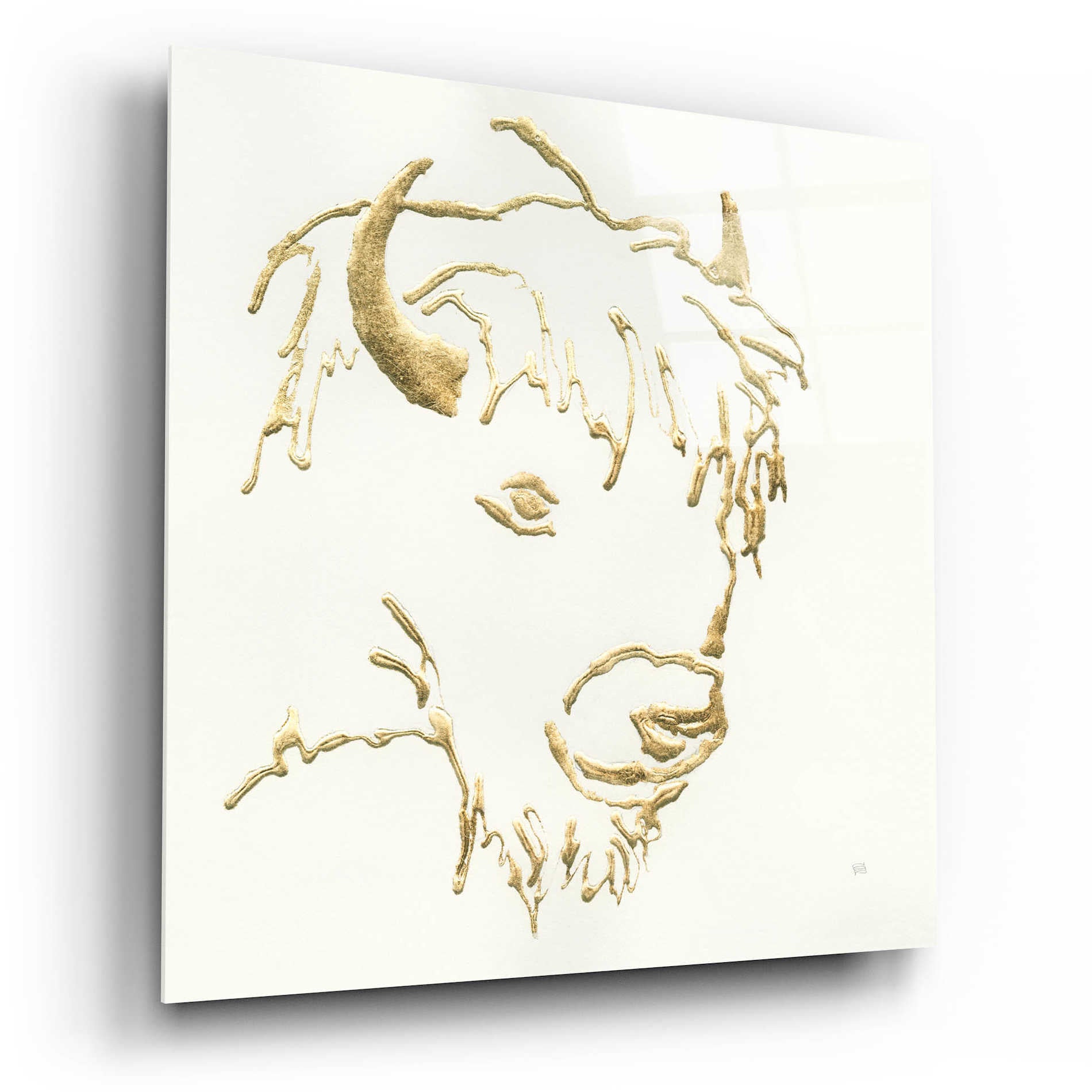 Epic Art  'Gilded Buffalo' by Chris Paschke,12x12