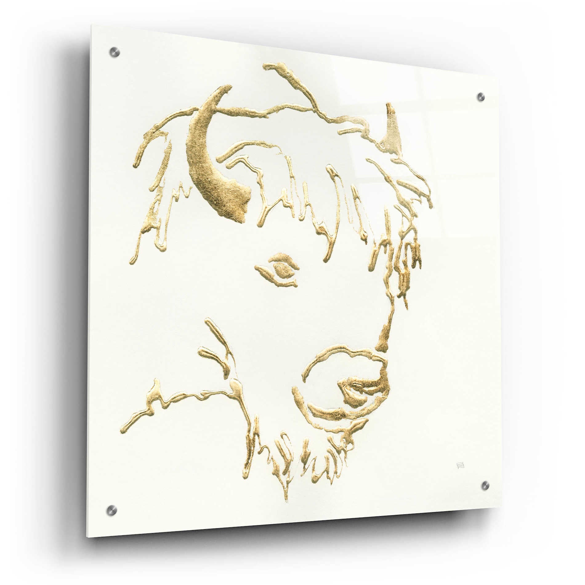 Epic Art  'Gilded Buffalo' by Chris Paschke,24x24