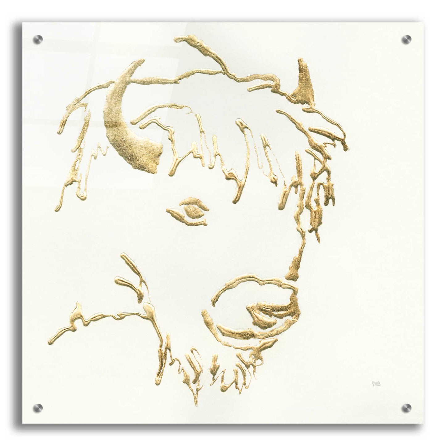 Epic Art  'Gilded Buffalo' by Chris Paschke,24x24