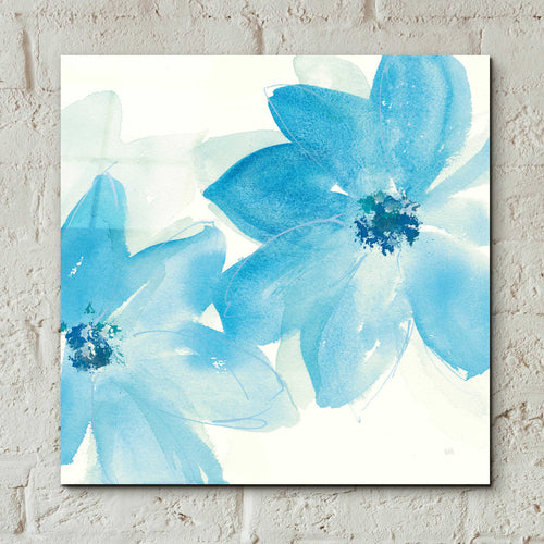 Epic Art  'Aqua Mint Clematis II' by Chris Paschke,12x12