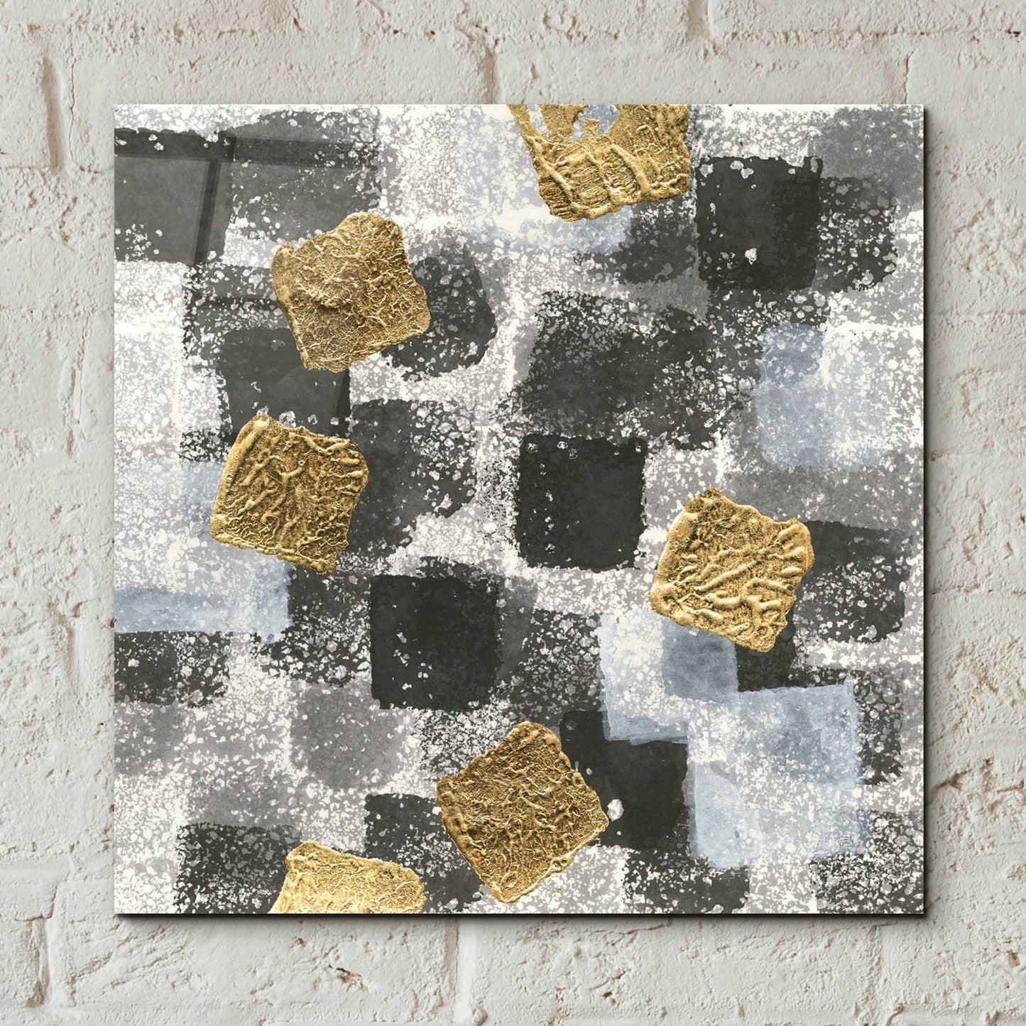 Epic Art  'Gold Squares III' by Chris Paschke,12x12