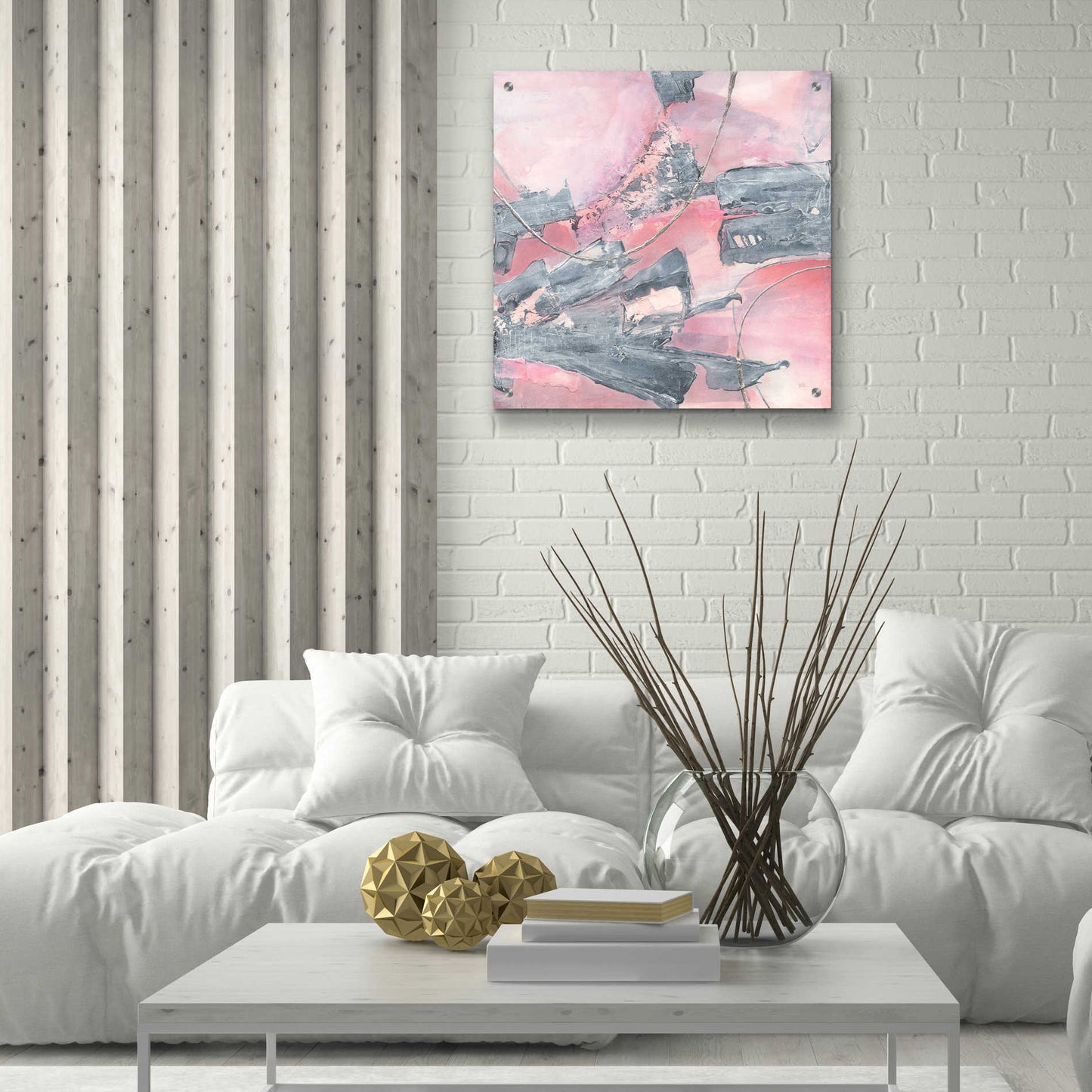 Epic Art  'Whitewashed Blush III' by Chris Paschke,24x24