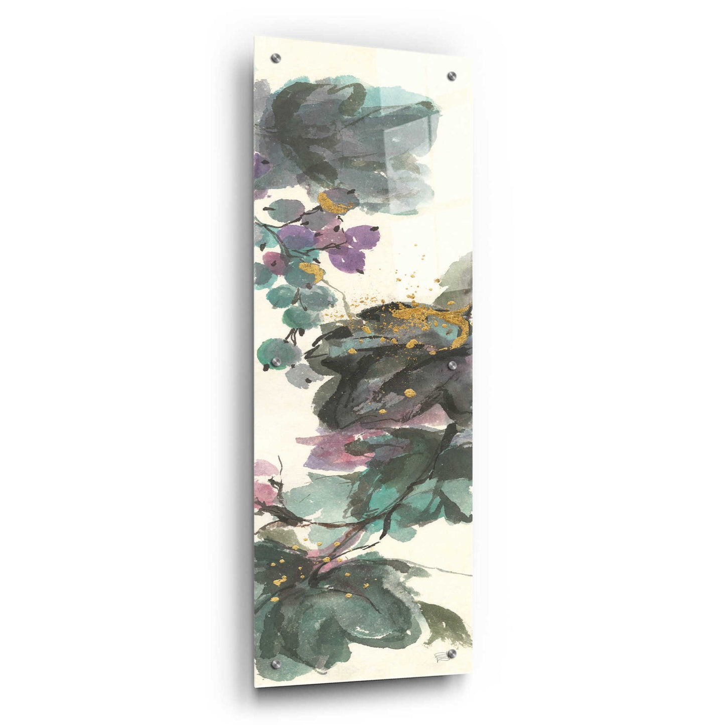 Epic Art  'Amethyst Grape Panel I' by Chris Paschke,12x36