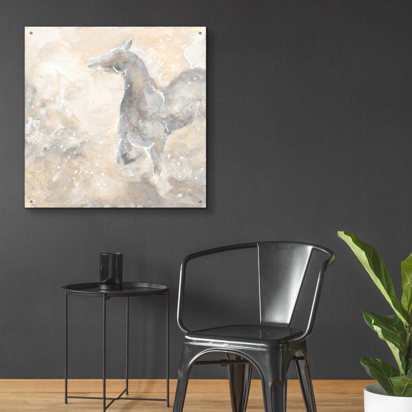 Epic Art  'Grey Horse II' by Chris Paschke,36x36