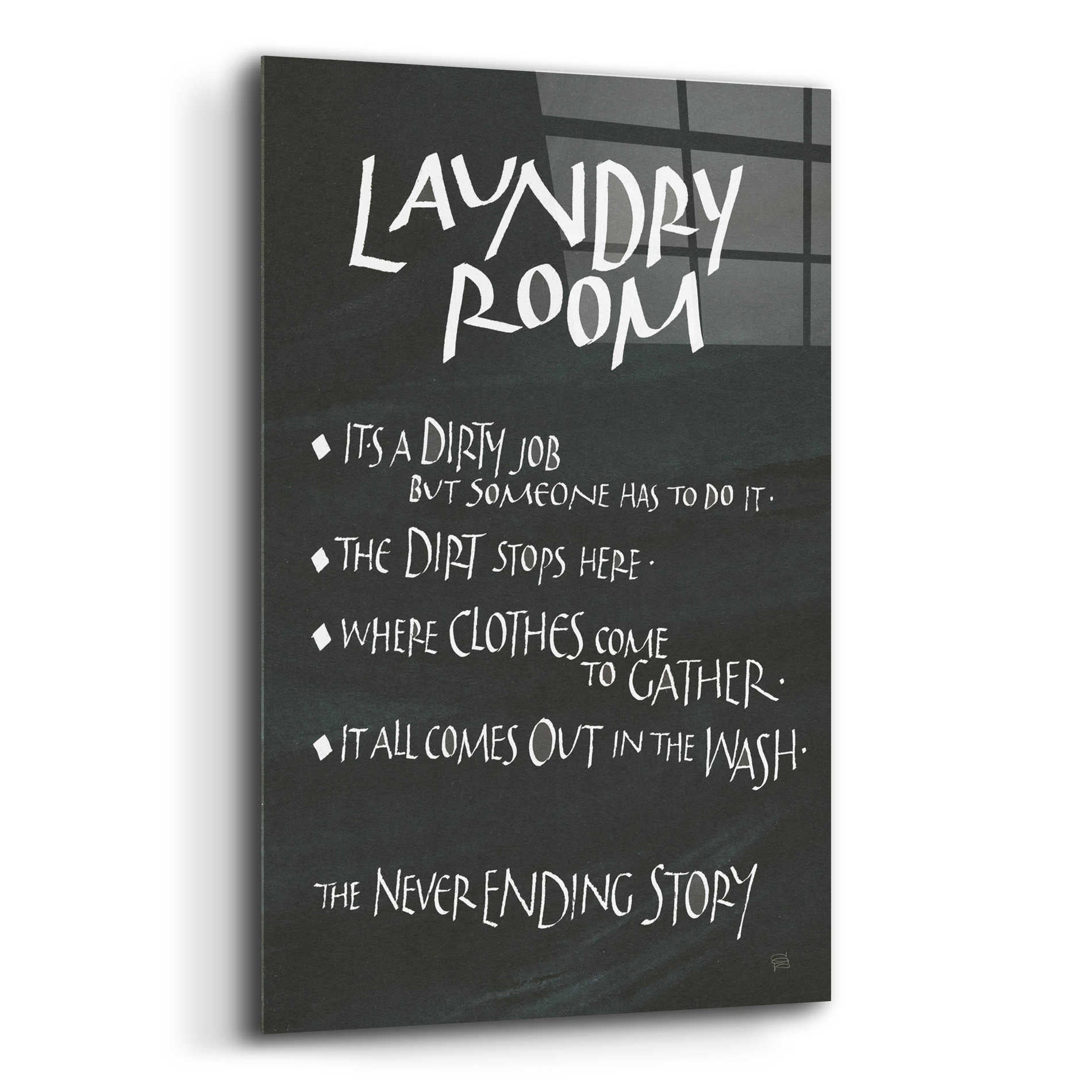 Epic Art  'Laundry Room Sayings' by Chris Paschke,12x16