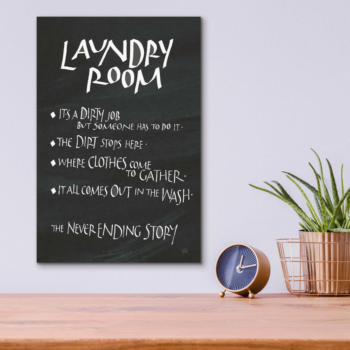 Epic Art  'Laundry Room Sayings' by Chris Paschke,12x16