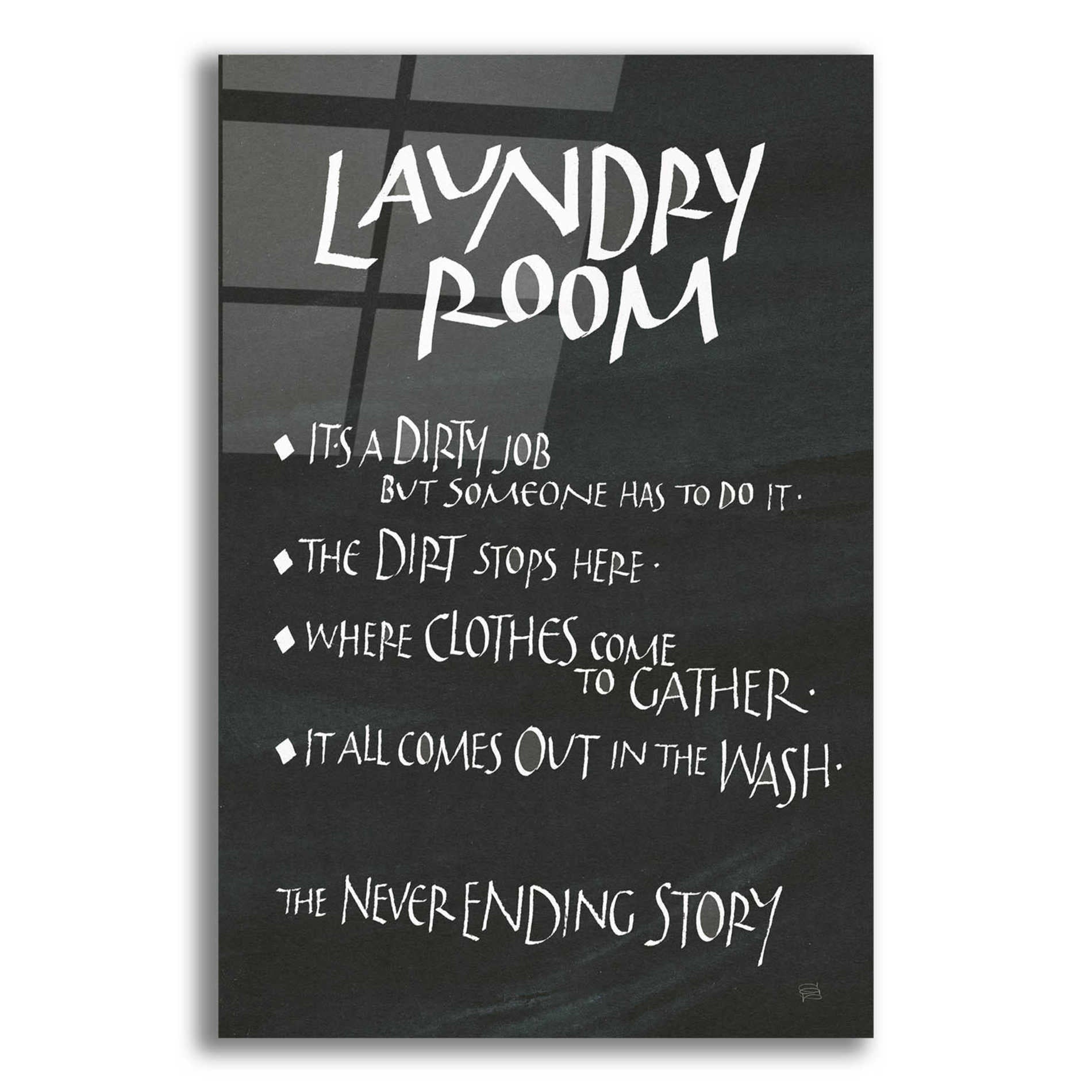 Epic Art  'Laundry Room Sayings' by Chris Paschke,12x16